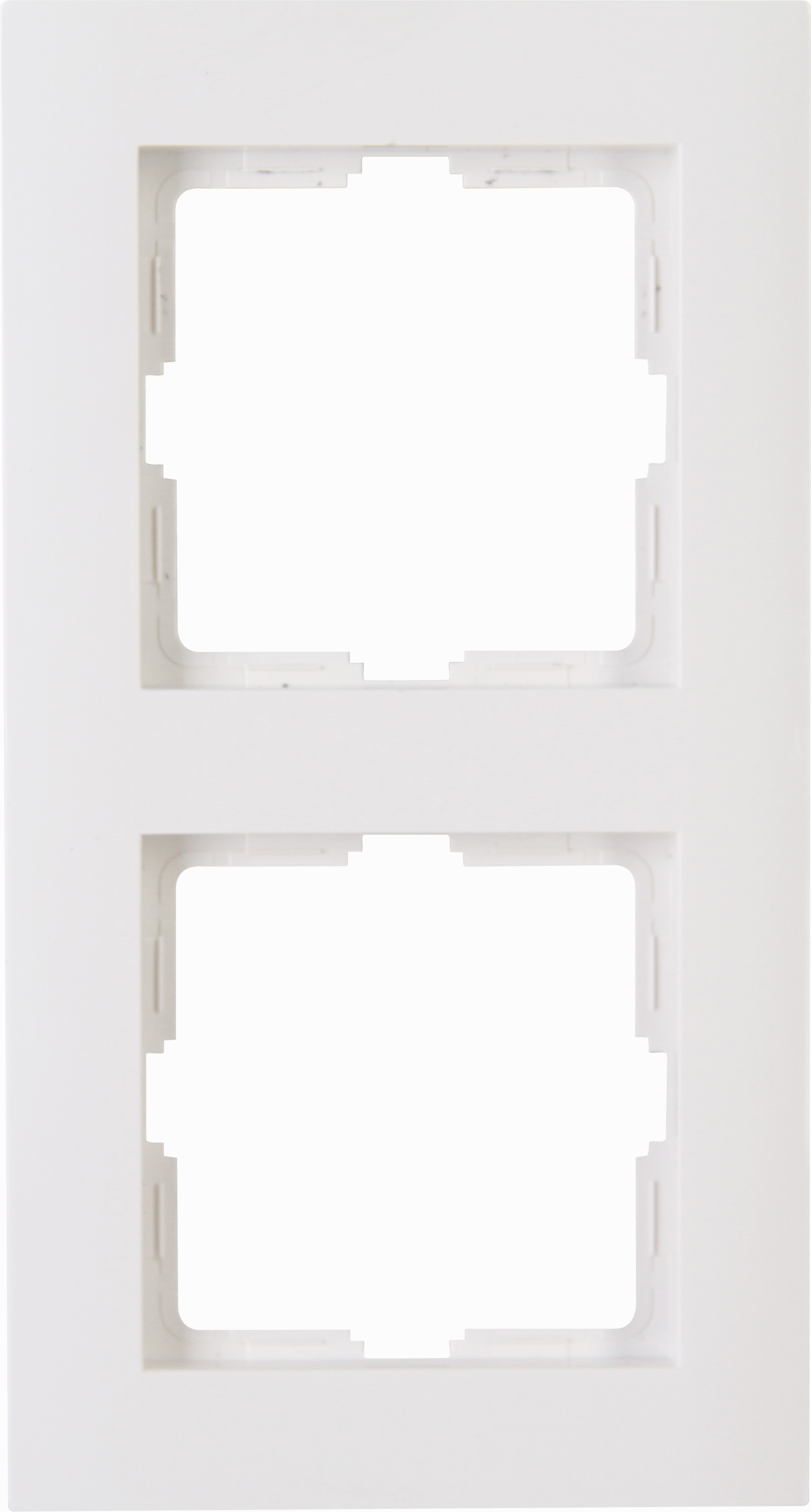 KOPP Abdeckrahmen Athenis, reinweiß, 2-fach