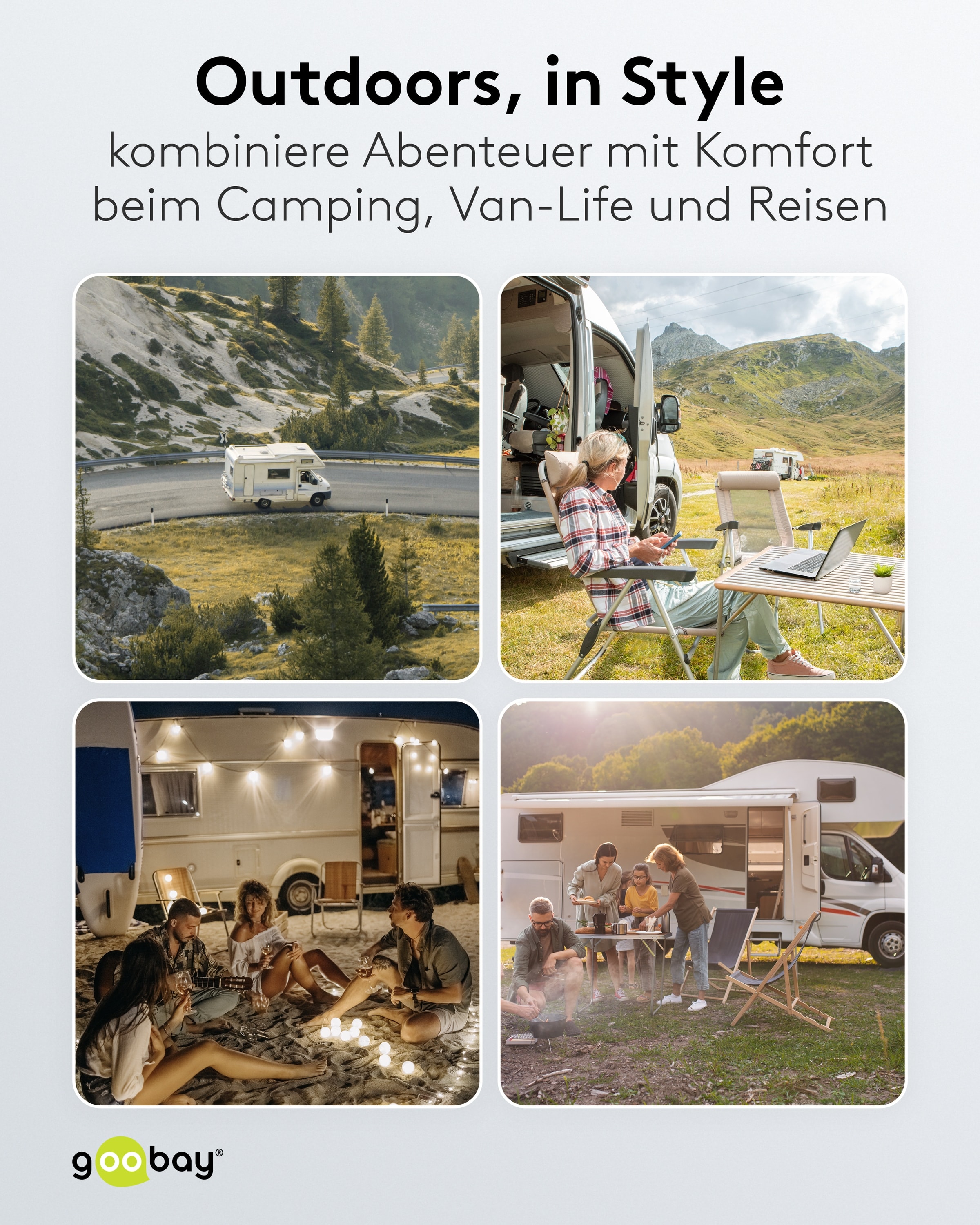 GOOBAY CEE-Verlängerung 76230, 25 m, 2,5mm², 16A/230V, orange