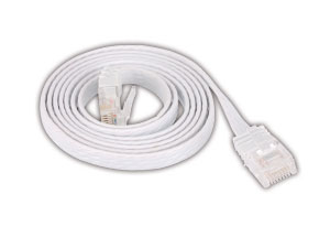 S-IMPULS CAT.6 Patchkabel, slim, 10 m, weiß