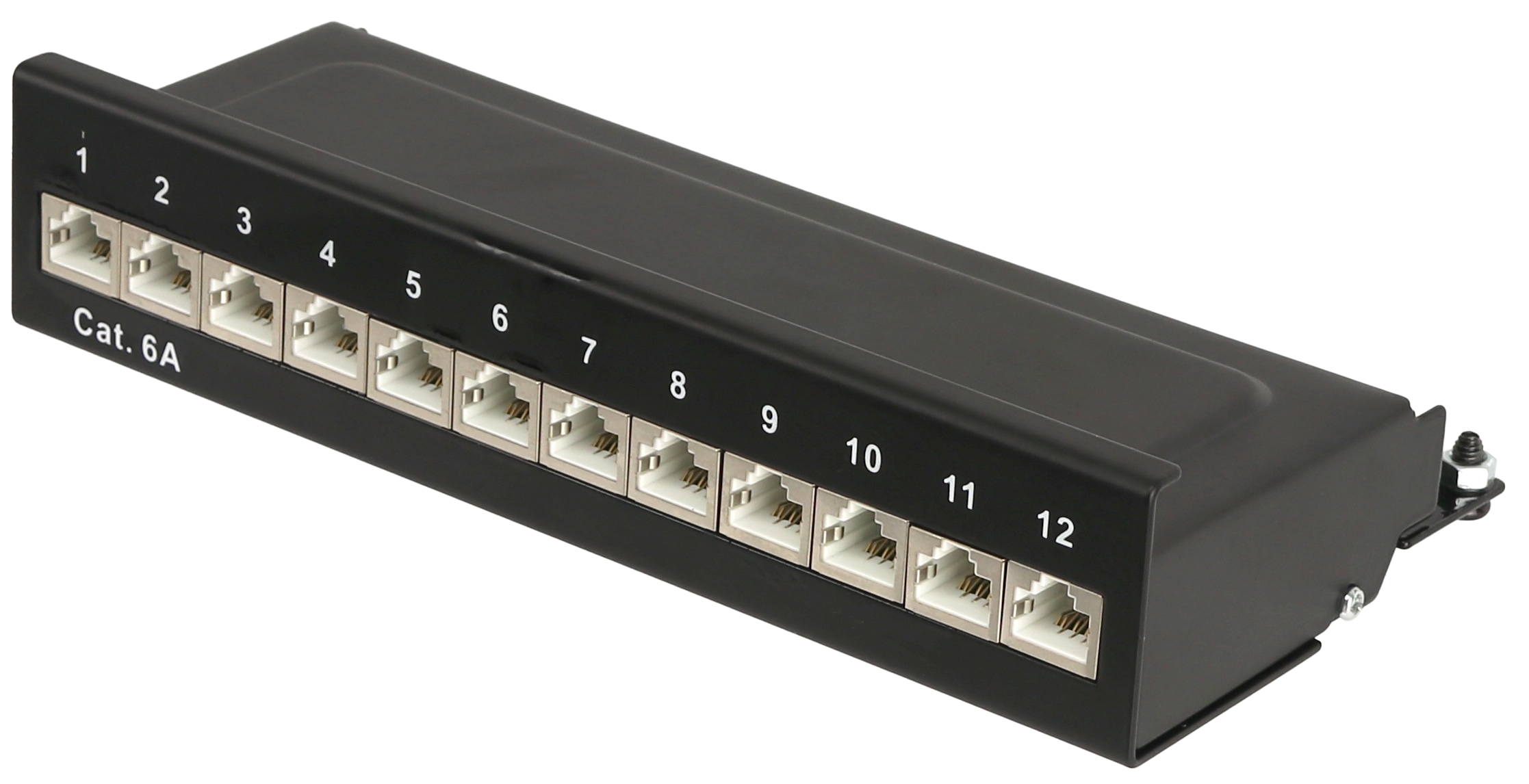 RED4POWER CAT.6a Patchpanel R4-N111S, 12-fach, schwarz RED4POWER CAT.6a Patchpanel R4-N111S, 12-fach, schwarz