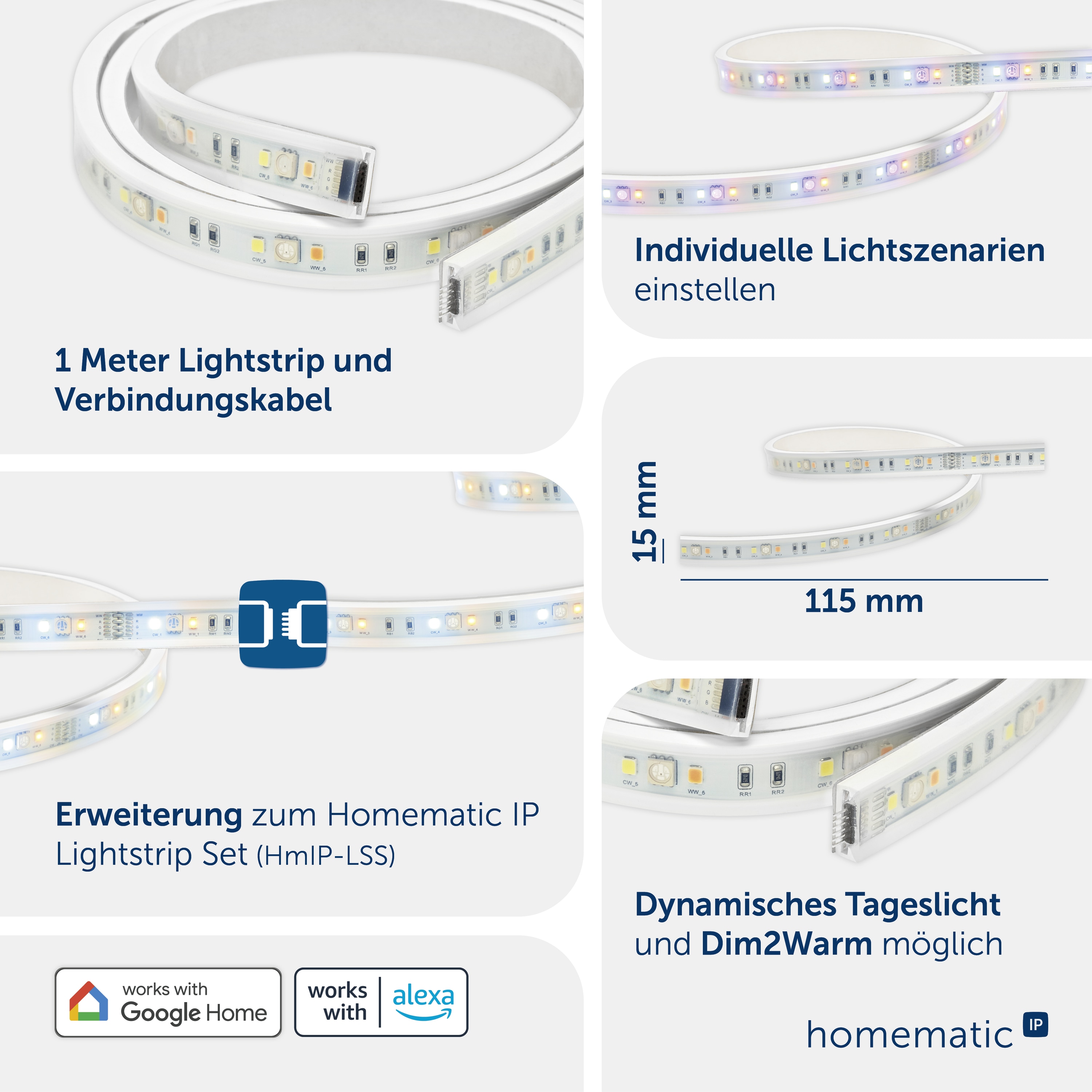 HOMEMATIC IP 160677A0 Lightstrip 1 m