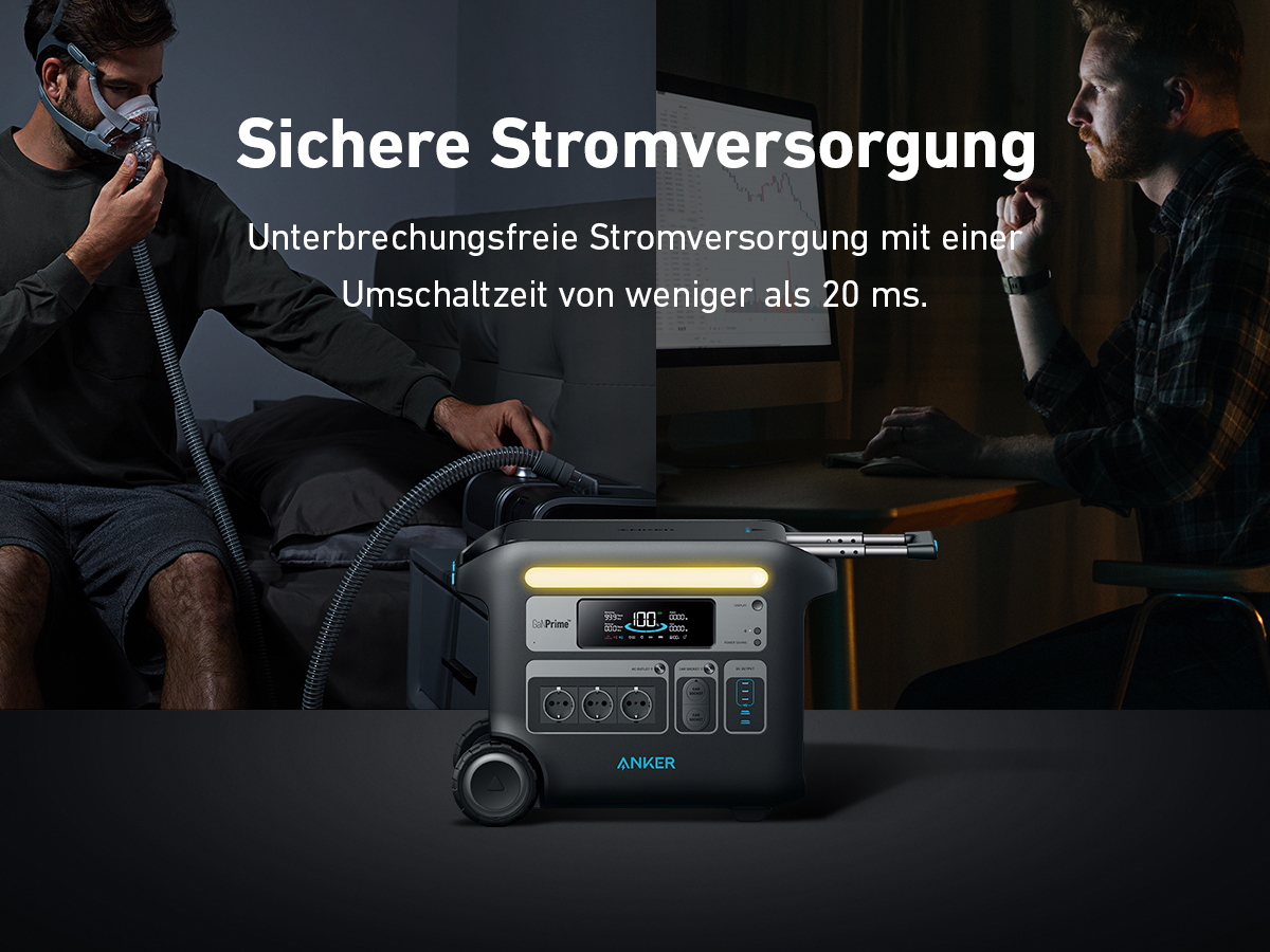 Powerstation ANKER SOLIX F2000 + Solarmodul ANKER SOLIX PS400