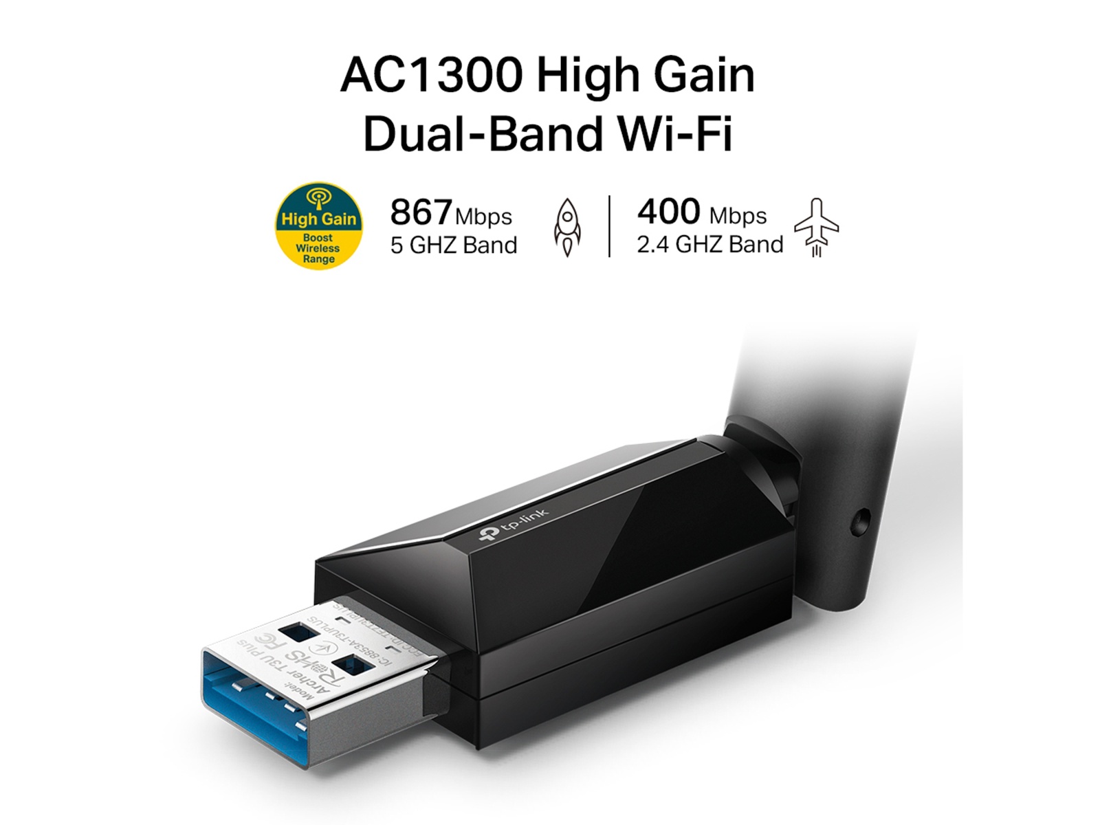 TP-LINK WLAN USB-Adapter Archer T3U Plus, AC1300