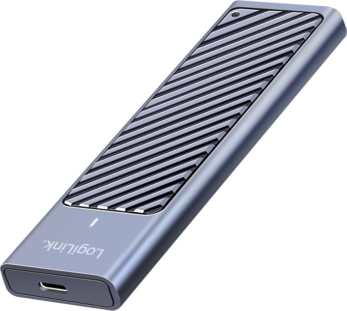 LOGILINK Festplattengehäuse UA0435 M.2 NVMe USB 3.2 2x2, bis zu 10TB, bis zu 20Gbit/s