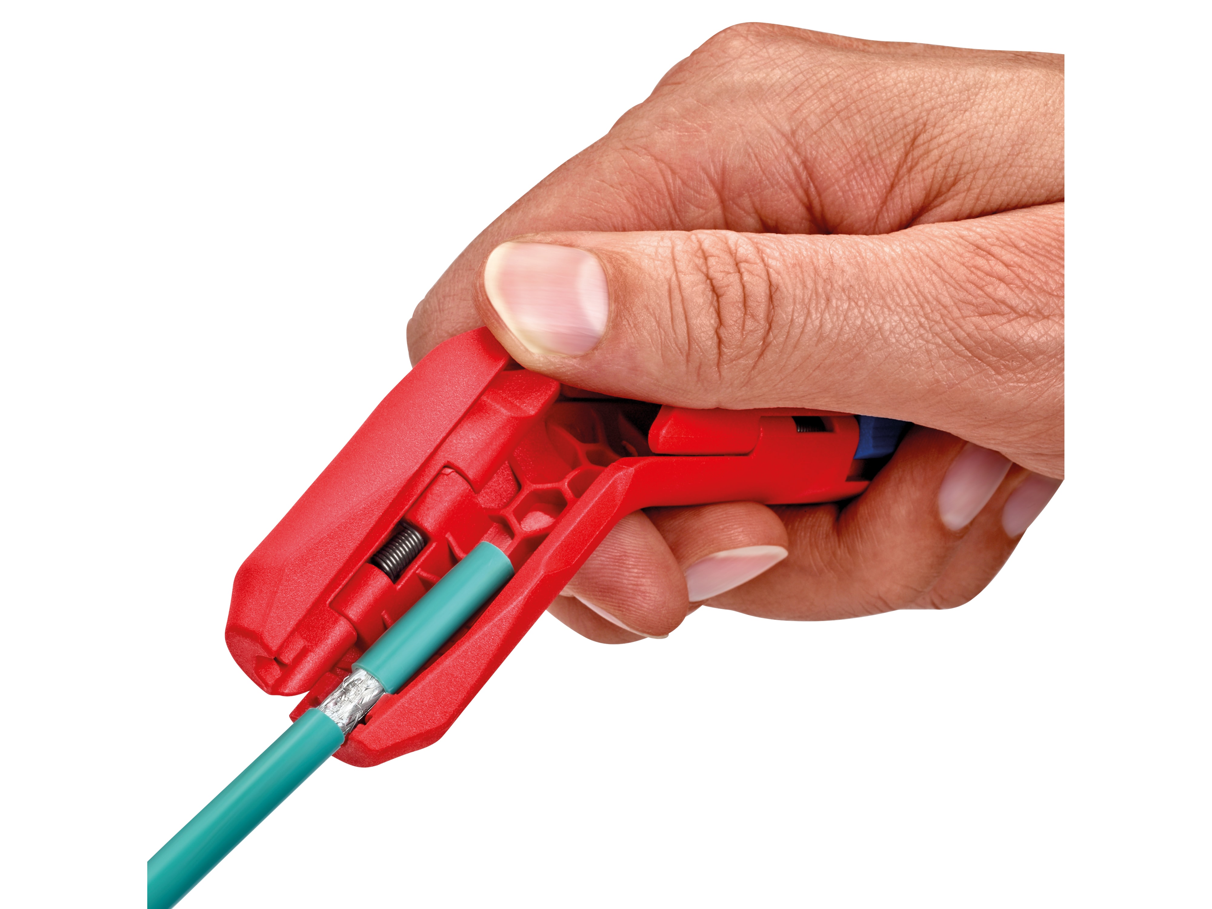 KNIPEX Universal-Abmantelungswerkzeug, ErgoStrip® 16 95 01 SB, für Rechtshänder KNIPEX Universal-Abmantelungswerkzeug, ErgoStrip® 16 95 01 SB, für Rechtshänder