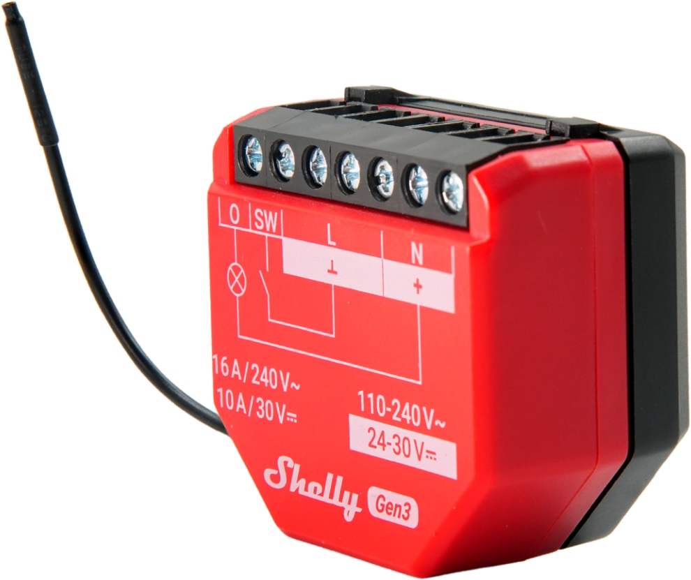 SHELLY Unterputz Relais LoRa Add-on SHELLY Unterputz Relais LoRa Add-on