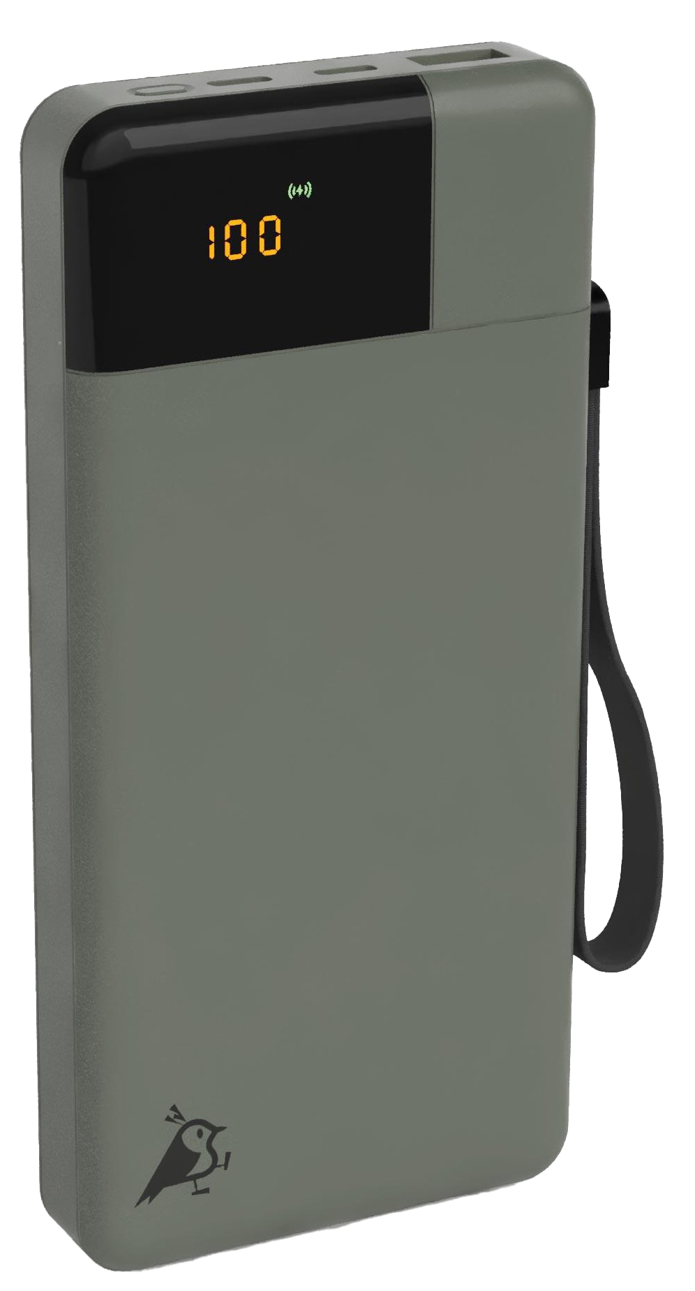 AQIILA Powerbank Powerbird B20, 20 W, 20.000mAh, 1x USB-A, 2x USB-C, moosgrün AQIILA Powerbank Powerbird B20, 20 W, 20.000mAh, 1x USB-A, 2x USB-C, moosgrün