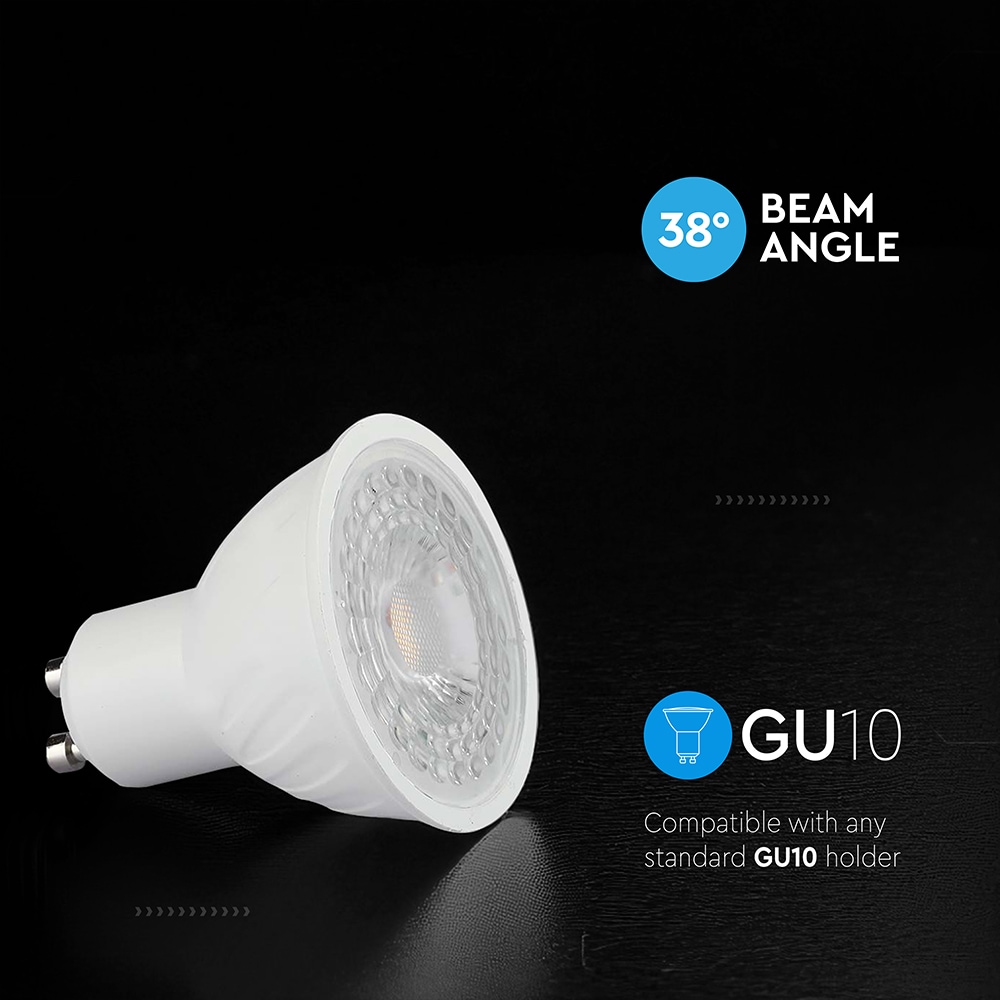 V-TAC LED-Lampe VT-217976, EEK: F, 4,5W, 345lm, 4000K, PAR16, GU10, 38°, V-TAC LED-Lampe VT-217976, EEK: F, 4,5W, 345lm, 4000K, PAR16, GU10, 38°,