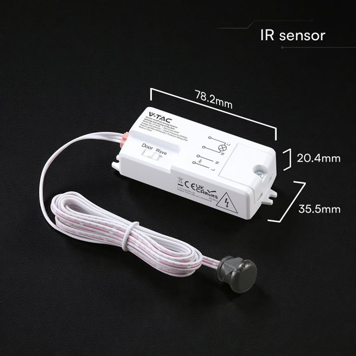 V-TAC Infrarotbewegungsmelder, VT-24357, 200W