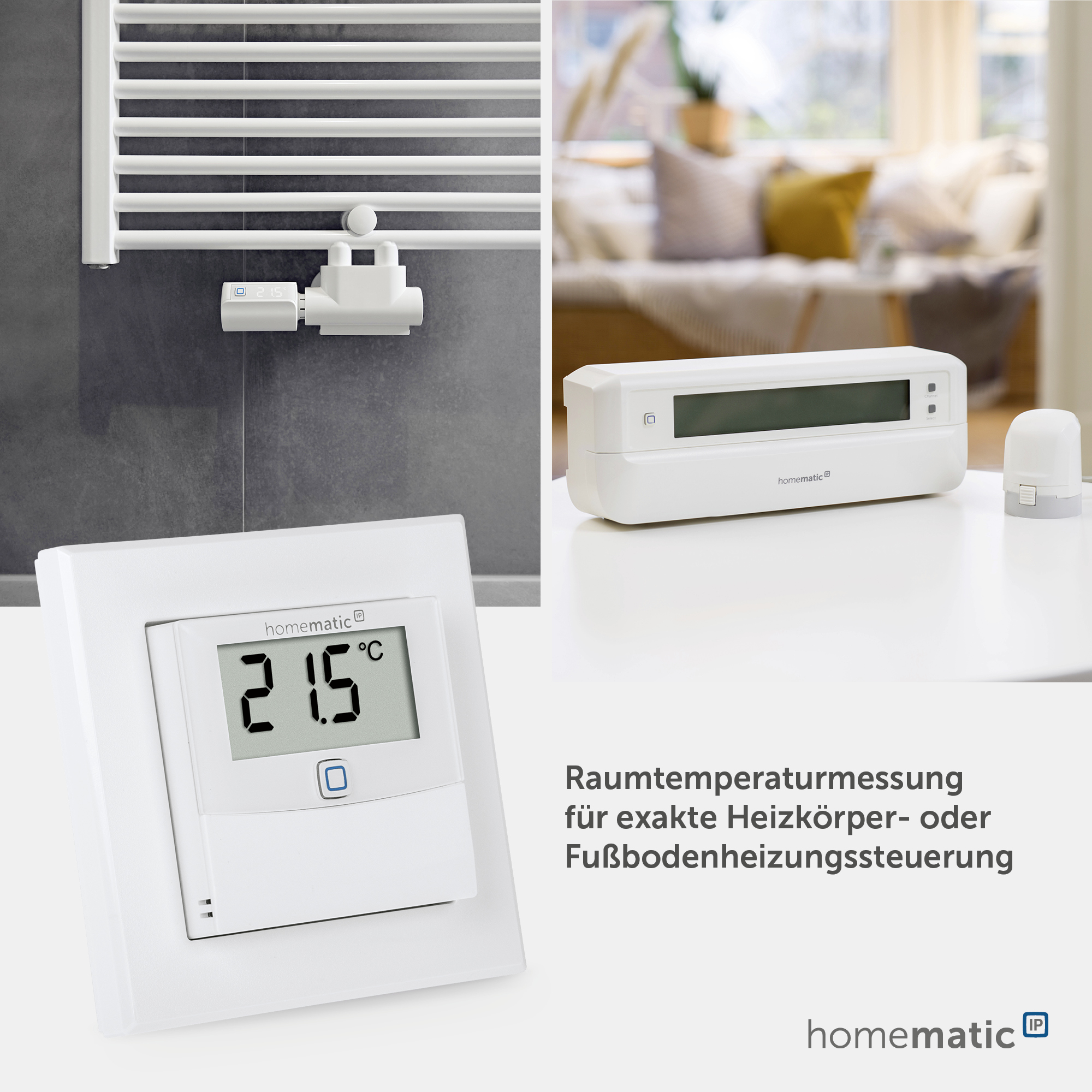 HOMEMATIC IP Smart Home 150180A0, Temp. und Luftfeucht. Sensor mit Display HOMEMATIC IP Smart Home 150180A0, Temp. und Luftfeucht. Sensor mit Display