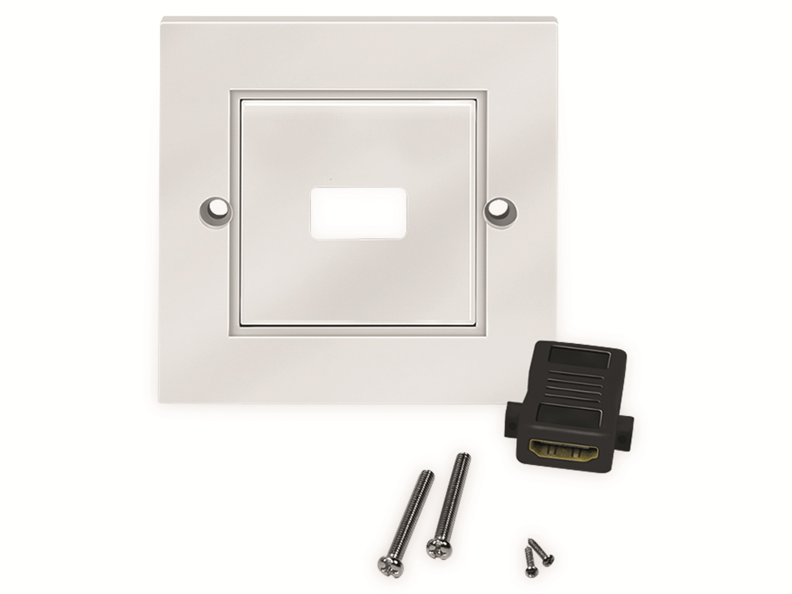 LOGILINK HDMI-Wanddose 1-Port, weiß