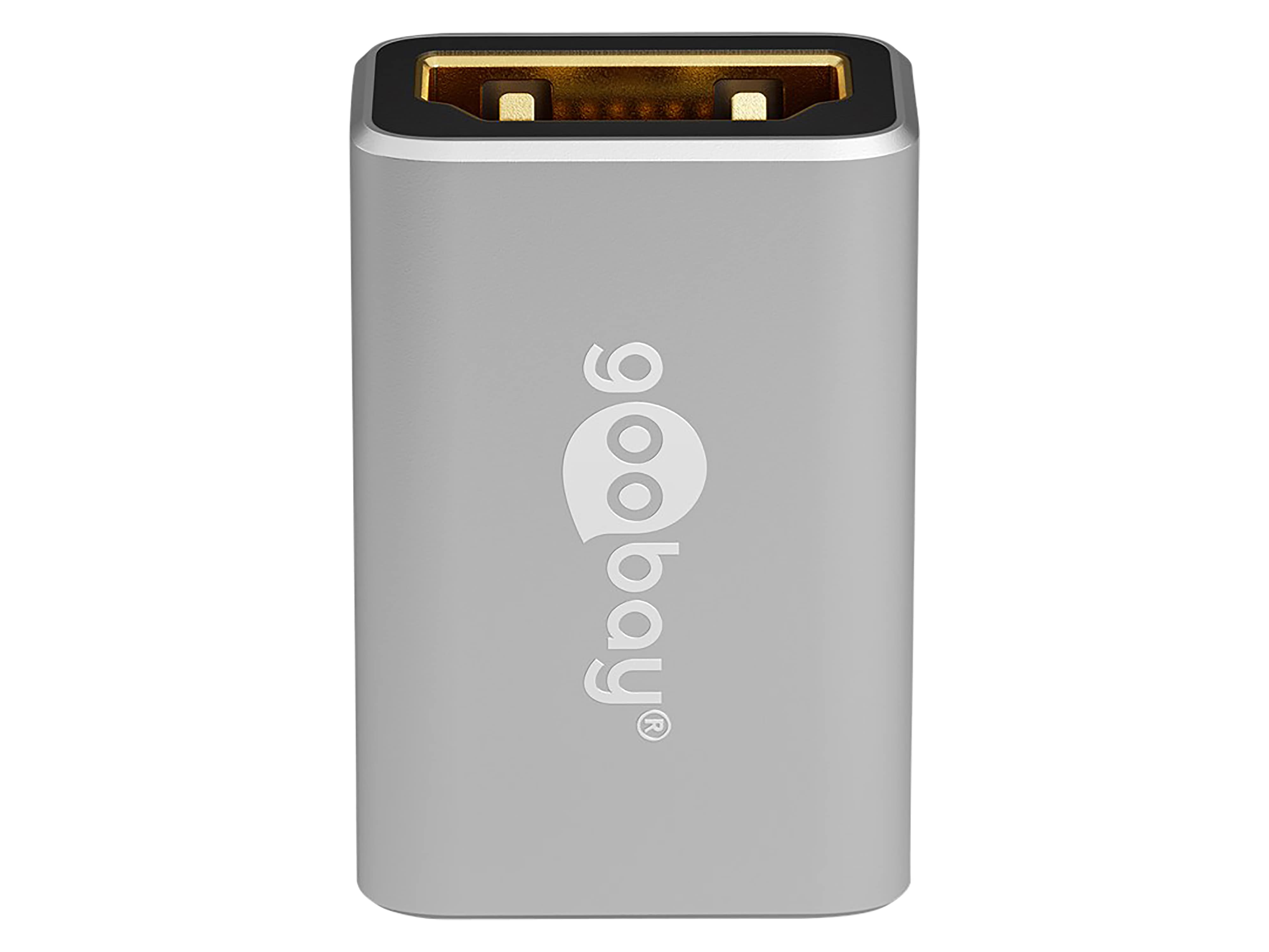 GOOBAY HDMI-Adapter 72008 Kupplung 8k 60Hz vergoldet GOOBAY HDMI-Adapter 72008 Kupplung 8k 60Hz vergoldet