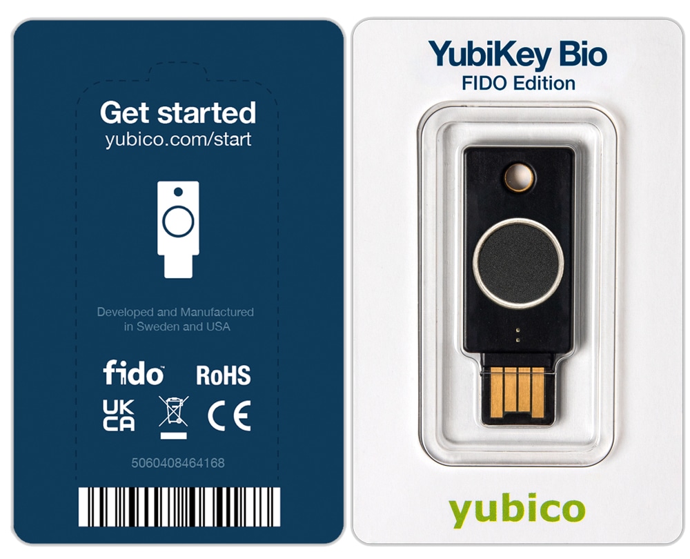 YUBIKO Sicherheitsschlüssel YubiKey Bio FIDO