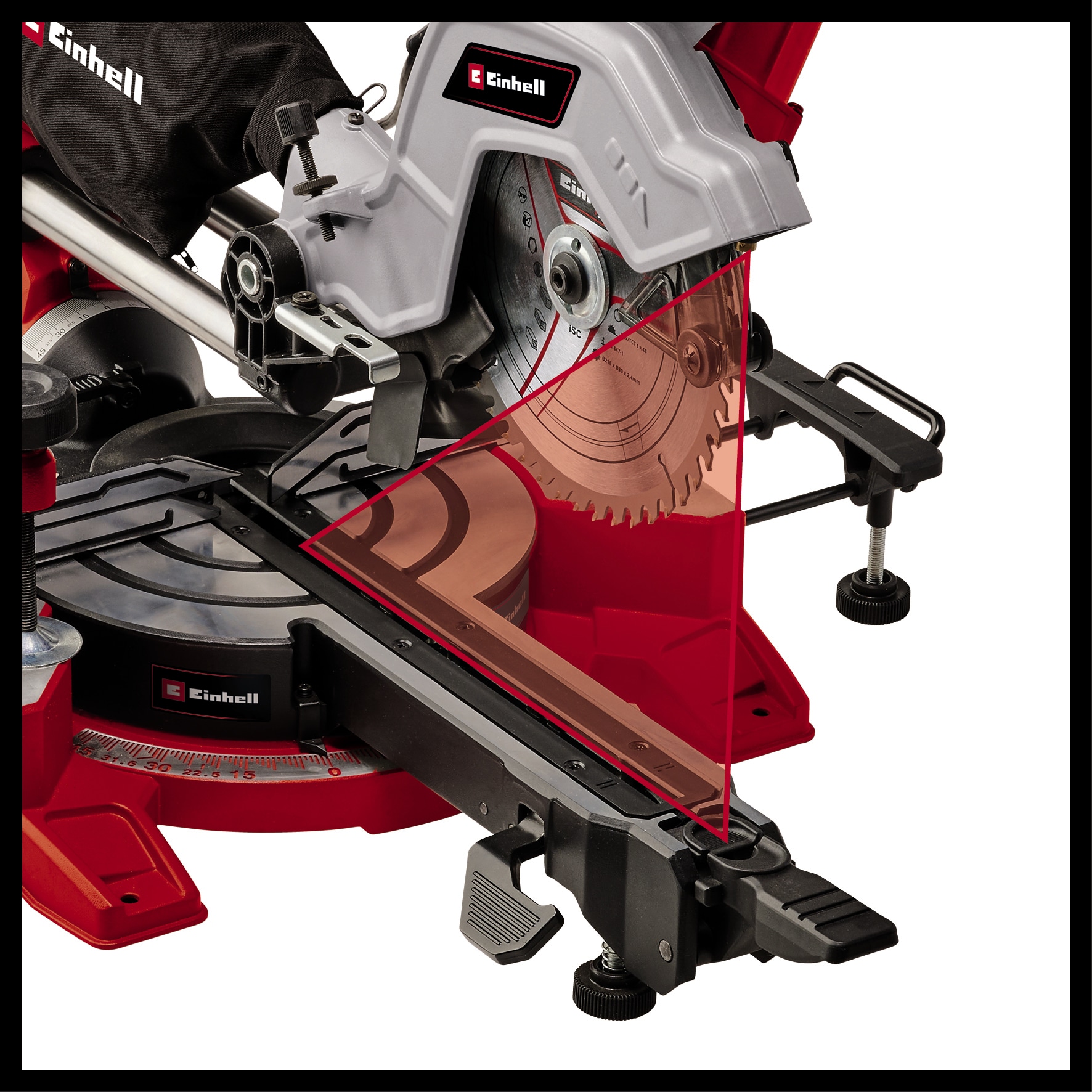 EINHELL Zug-Kapp-Gehrungssäge TE-SM 8 L Dual