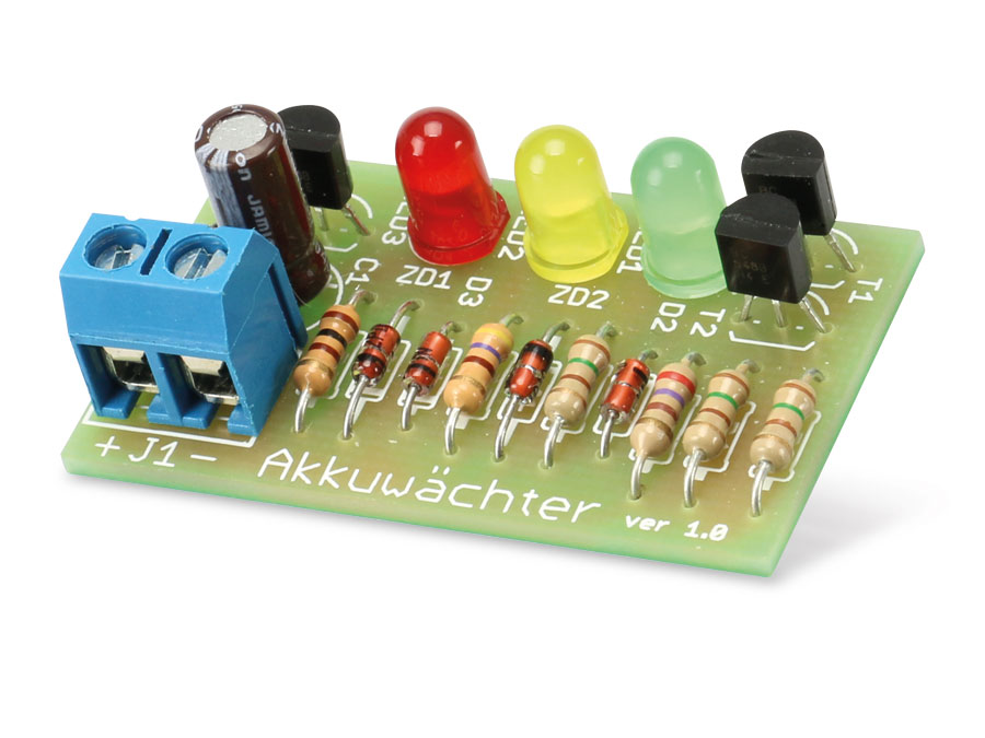 Bausatz 3-Kanal-Akkuwächter 24 V-, V1.0 Bausatz 3-Kanal-Akkuwächter 24 V-