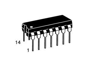 TEXAS INSTRUMENTS Operationsverstärker TL074CN TEXAS INSTRUMENTS Operationsverstärker TL074CN