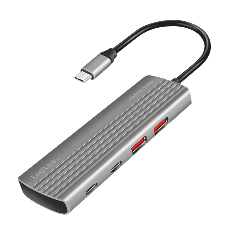 LOGILINK USB-C-Hub UA0414 7-Port Logilink USB-C-Hub UA0414 7-Port