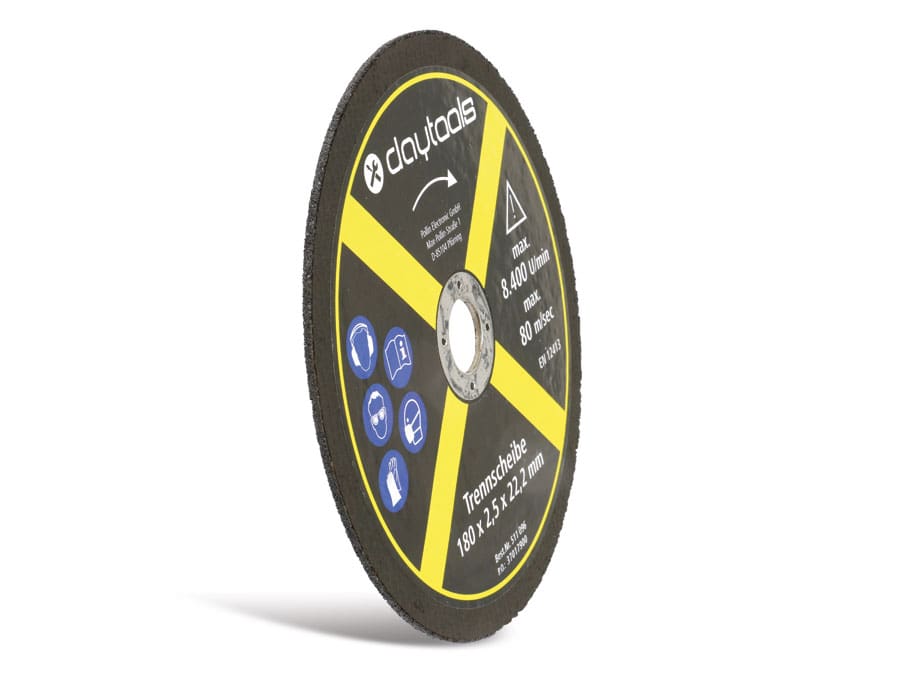 DAYTOOLS Trennscheibe Metall, 180x2,5x22,2 mm, 5 Stück DAYTOOLS Trennscheibe Metall, 180x2,5x22,2 mm, 5 Stück