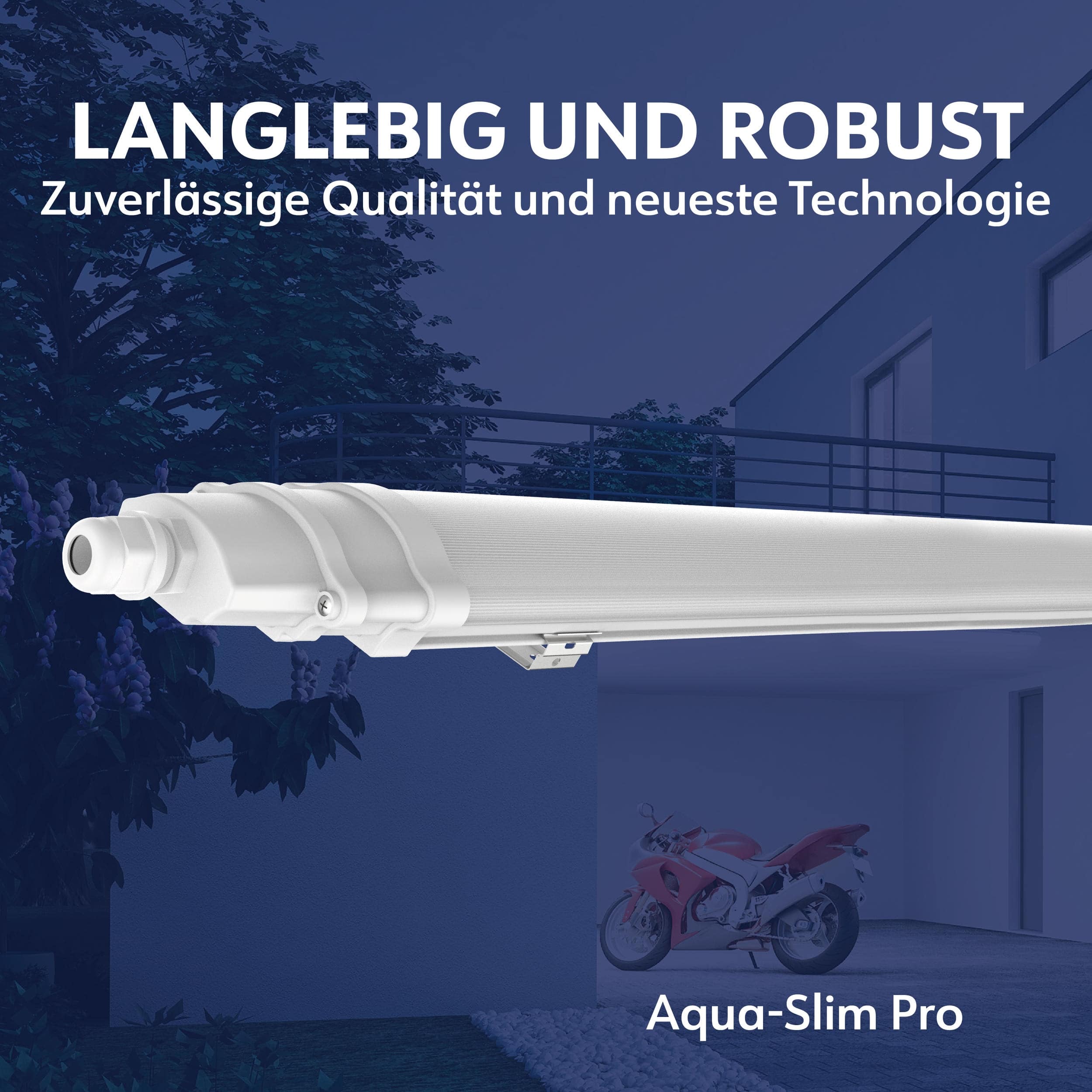 MÜLLER-LICHT LED-Feuchtraumleuchte Aqua-Slim Pro, 36W, 5760lm, 4000K, IP65 MÜLLER-LICHT LED-Feuchtraumleuchte Aqua-Slim Pro, 36W, 5760lm, 4000K, IP65