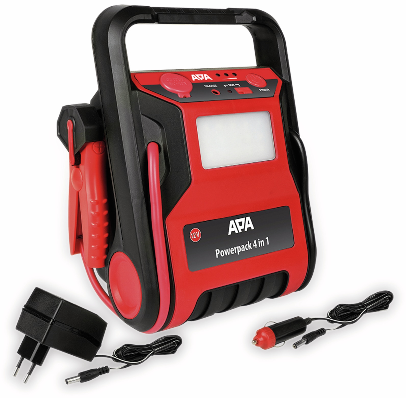 APA Starthilfegerät 16553, 4 in 1, Powerpack