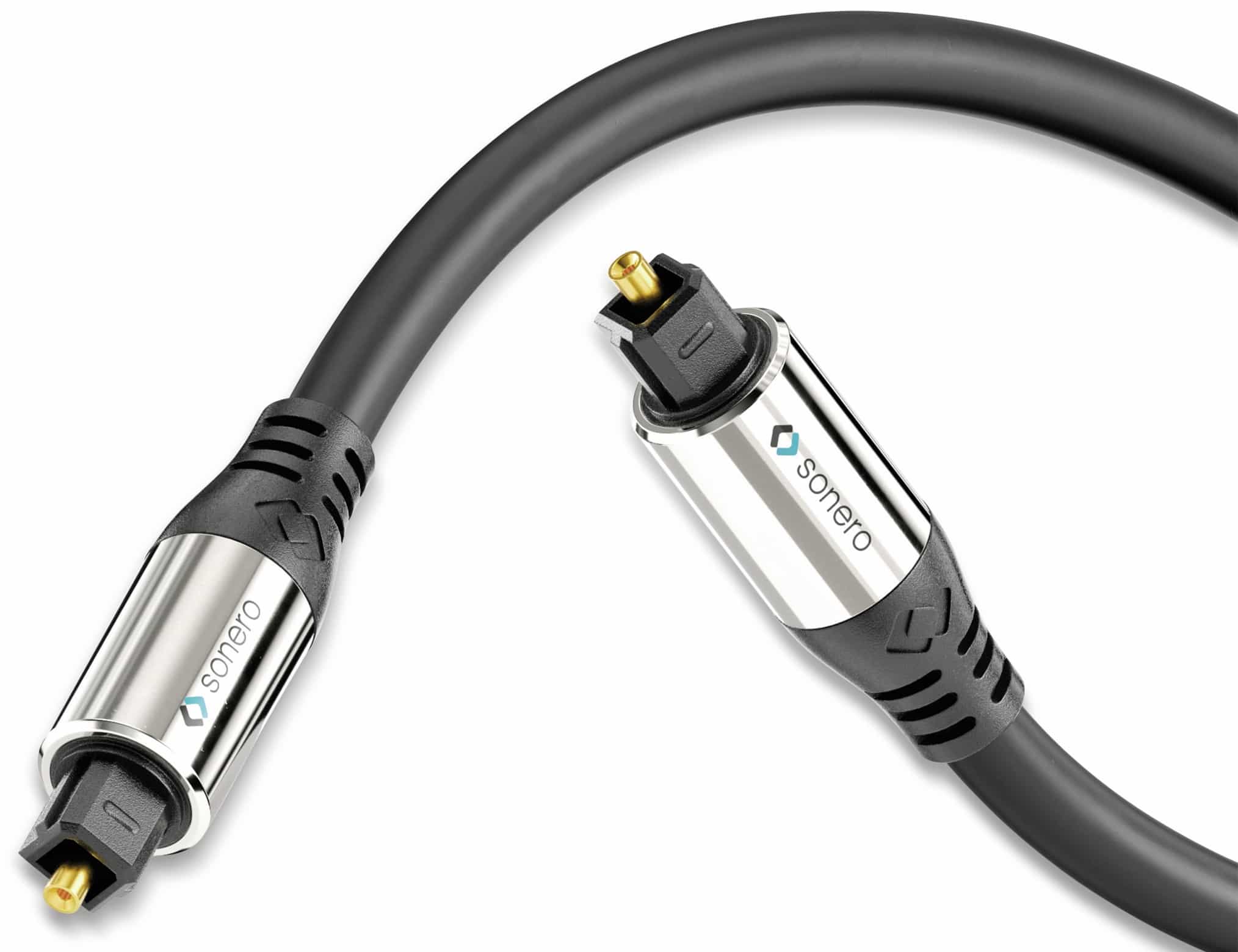 SONERO Lichtleiter-Kabel, 5 m, schwarz