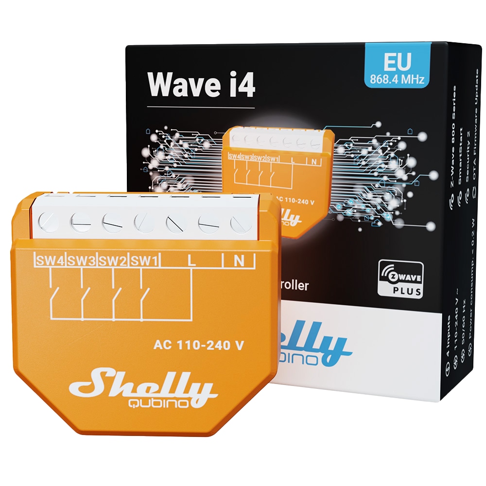 SHELLY Szenenaktivierer Wave i4, Unterputz, orange, 3 Stück SHELLY Szenenaktivierer Wave i4, Unterputz, orange, 3 Stück