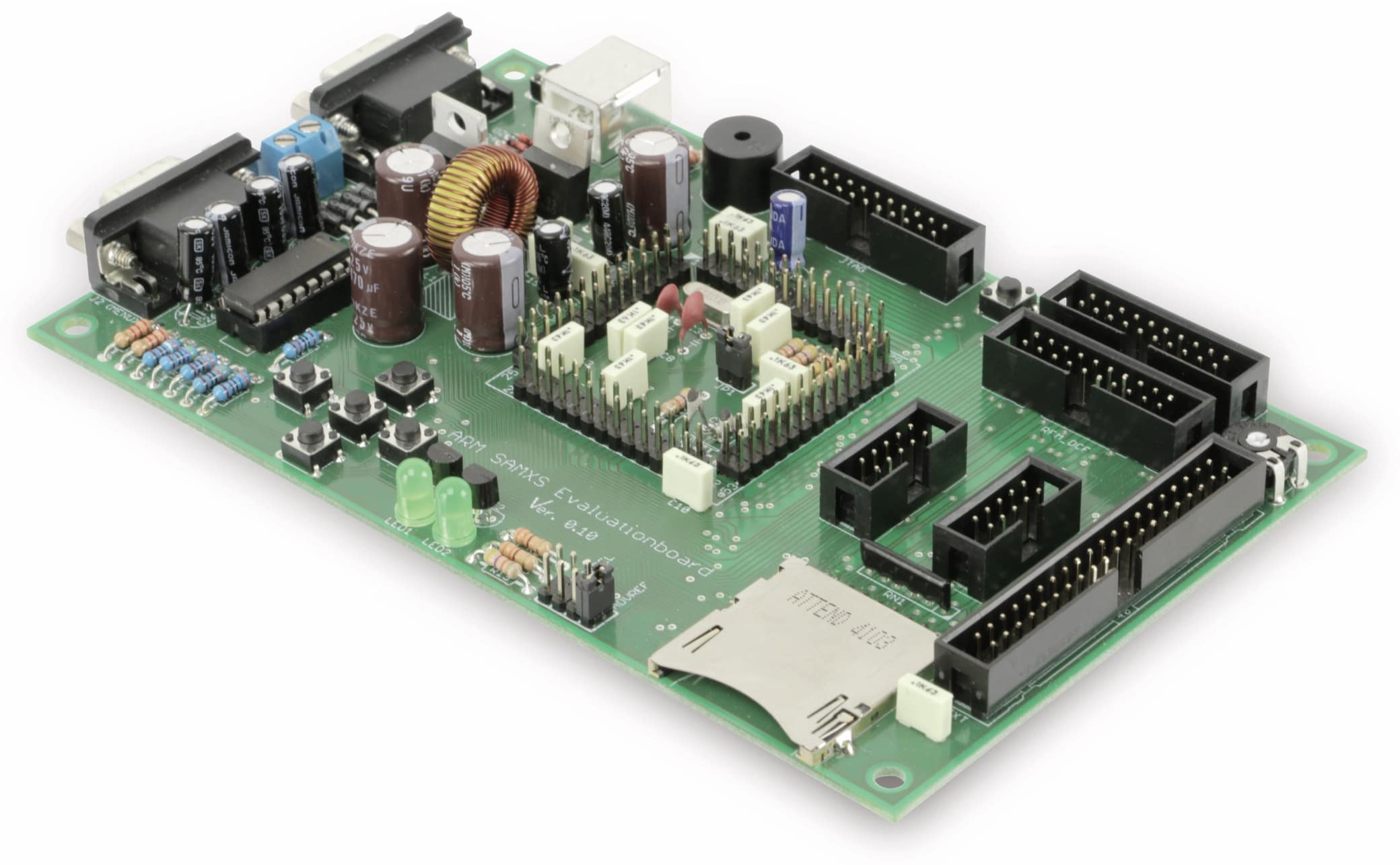 SAMxS Evaluationsboard, Fertigmodul mit Sockel SAMxS Evaluationsboard, Fertigmodul mit Sockel