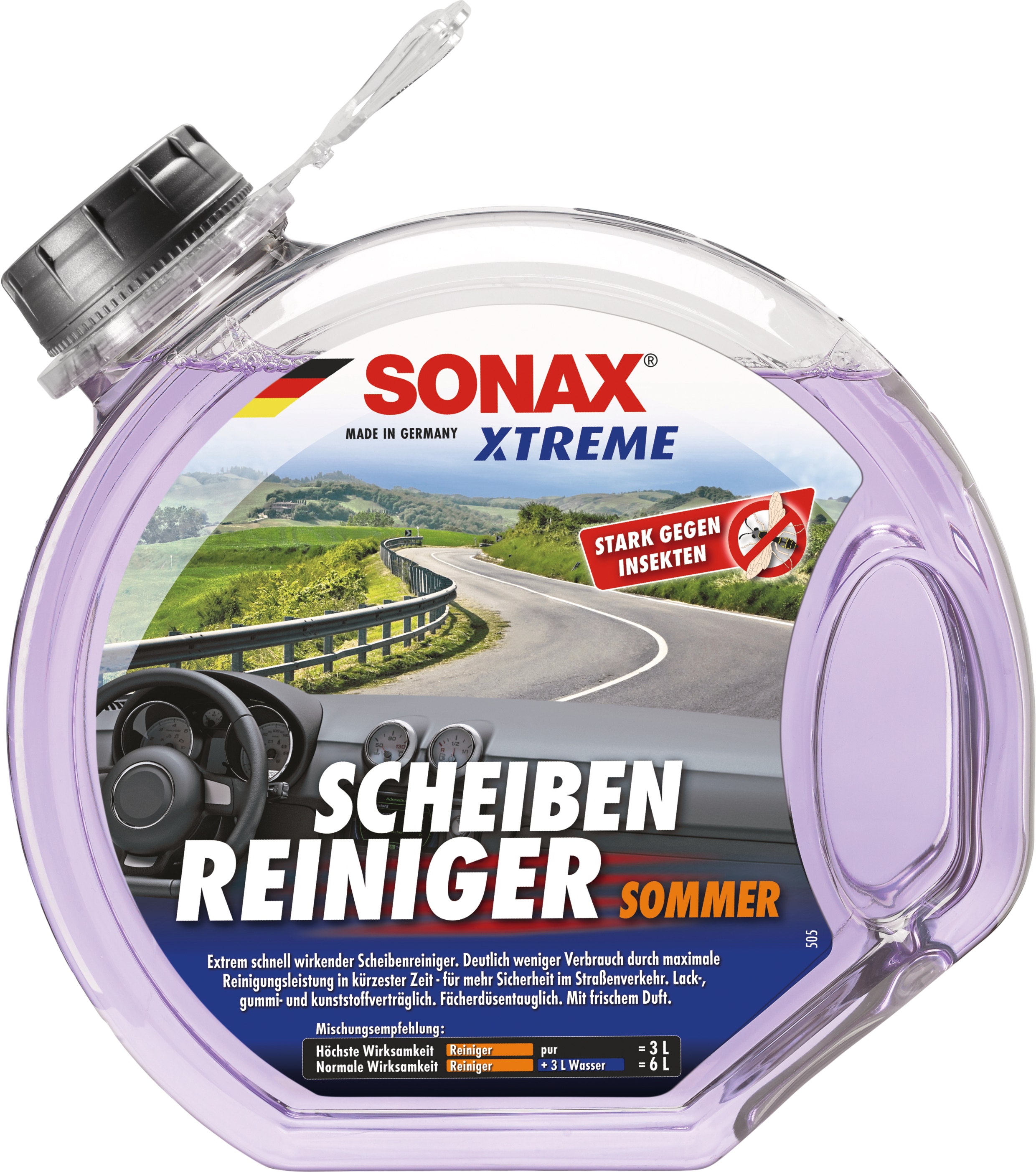 SONAX Scheibenreiniger XTREME Sommer gebrauchsfertig, 02724000, 3l SONAX Scheibenreiniger XTREME Sommer gebrauchsfertig, 02724000, 3l