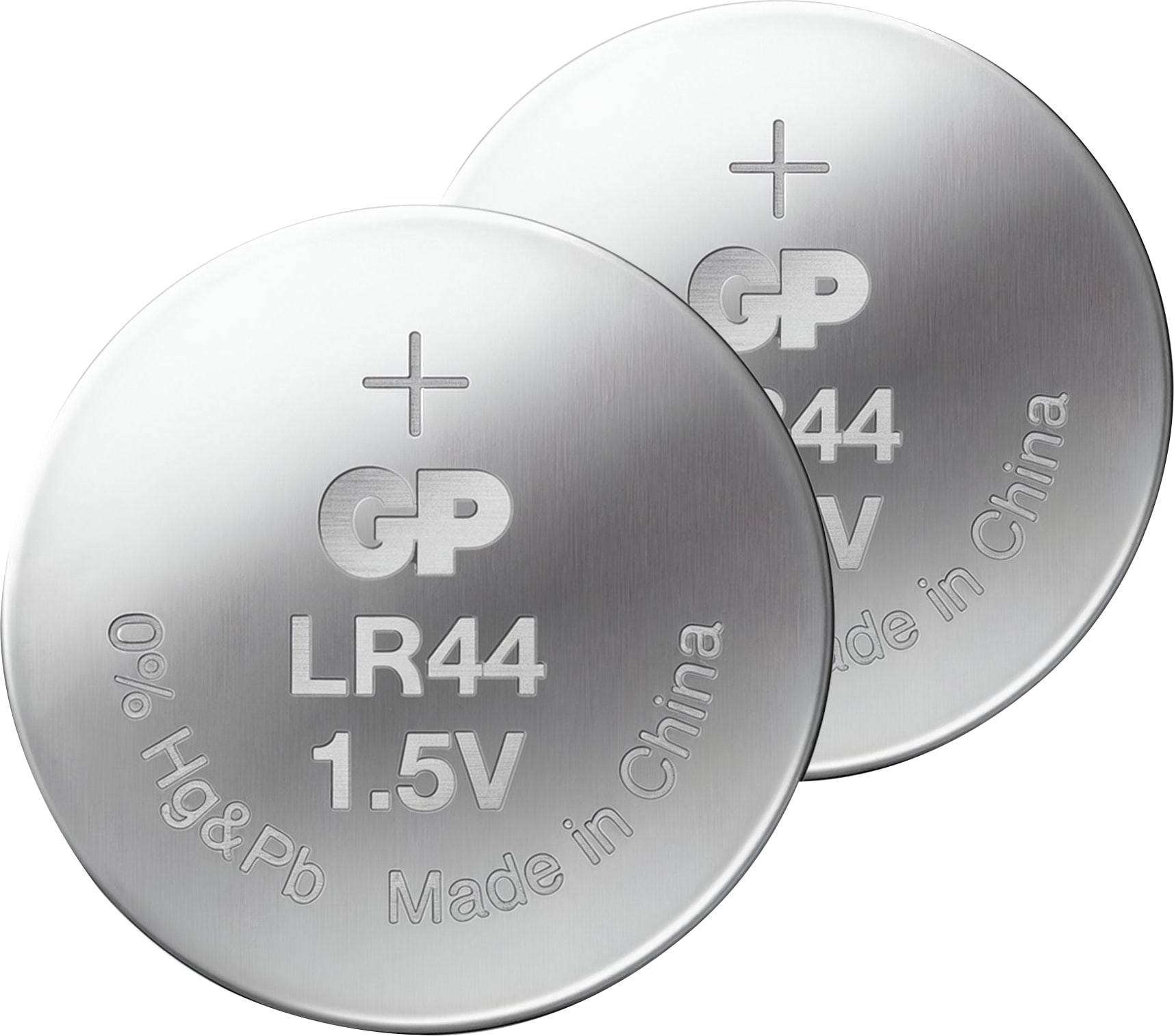 GP Ultra Plus, 76A Alkaline Knopfzelle, 1,5 V, 2 Stück GP Knopfzelle LR44, Alkaline, 1,5 V-, 2 Stück