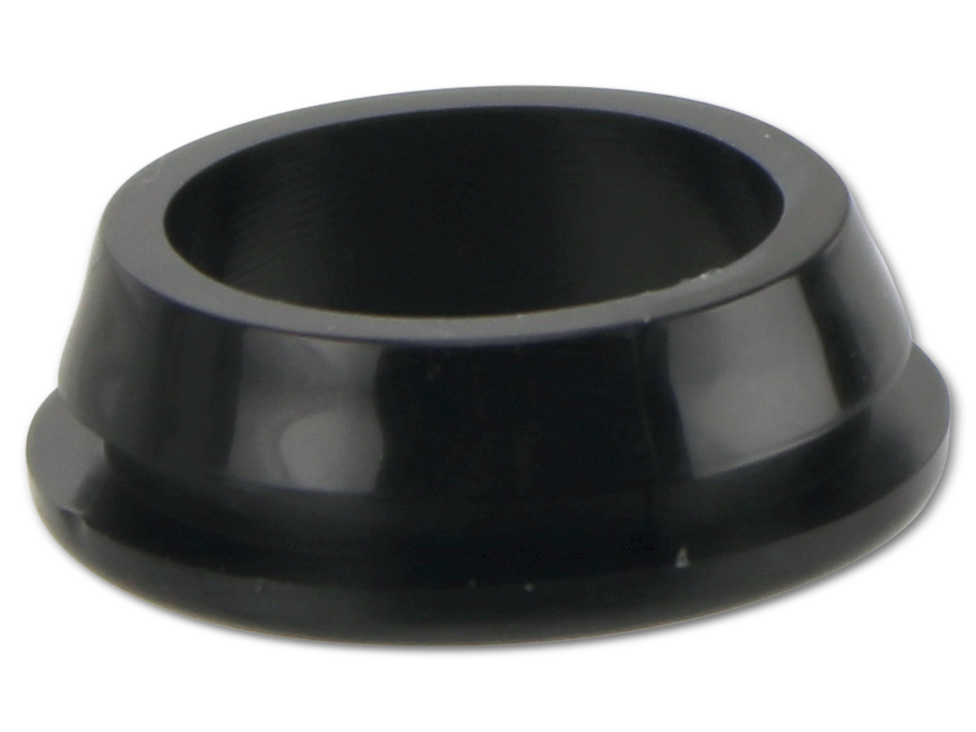 KSS Kabeldurchführungstülle PVC weich, schwarz, Plattenstärke 2, offen, 1 Stück KSS Kabeldurchführungstülle PVC weich, schwarz, Plattenstärke 2, offen, 1 Stück
