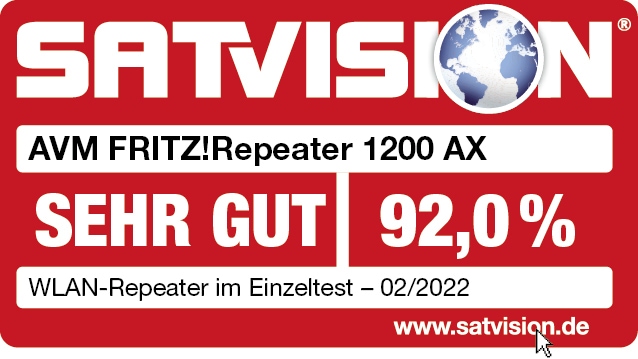 AVM FRITZ!Repeater 1200 AX Repeater - WLAN - Wifi-6 AVM FRITZ!Repeater 1200 AX Repeater - WLAN - Wifi-6