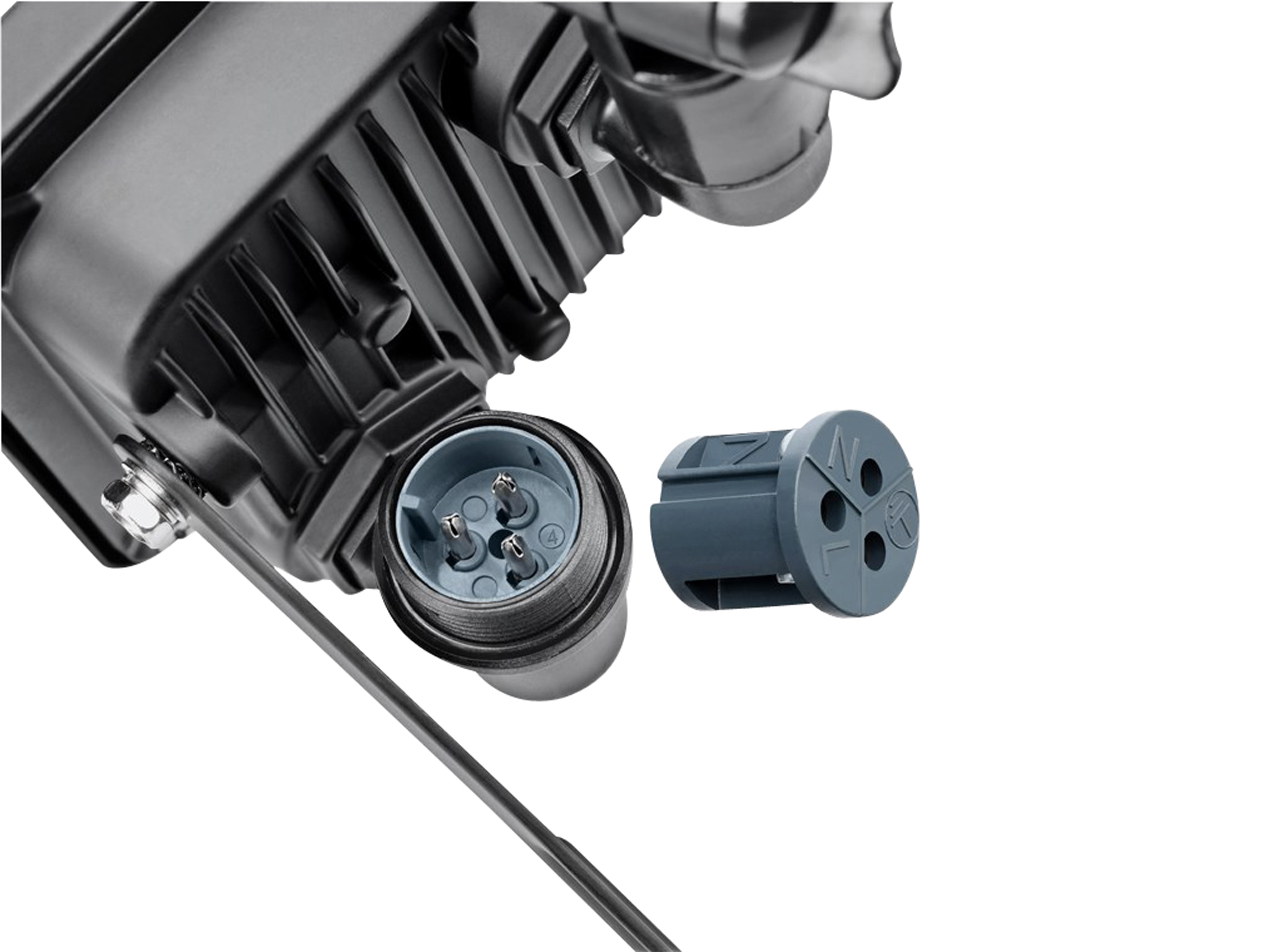 GOOBAY LED-Fluter, 10W, 850lm, 4000K, schwarz