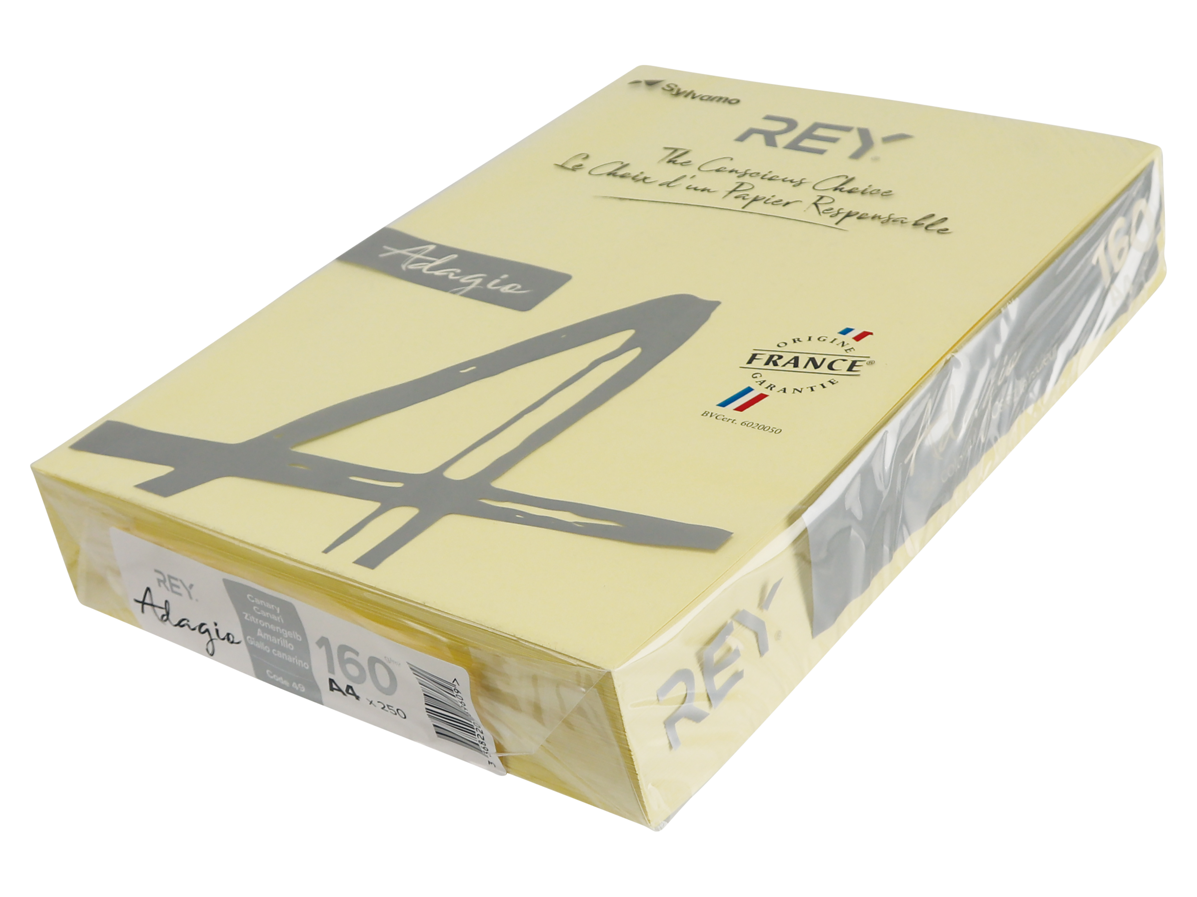 ADAGIO Kopierpapier A4, Zitronengelb, 160 g/m²