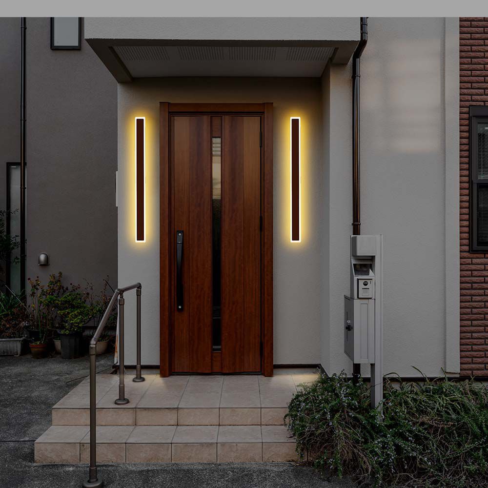 V-TAC LED-Wandleuchte VT-11117, EEK: E, 17 W, 2330 lm, 4000 K, braun