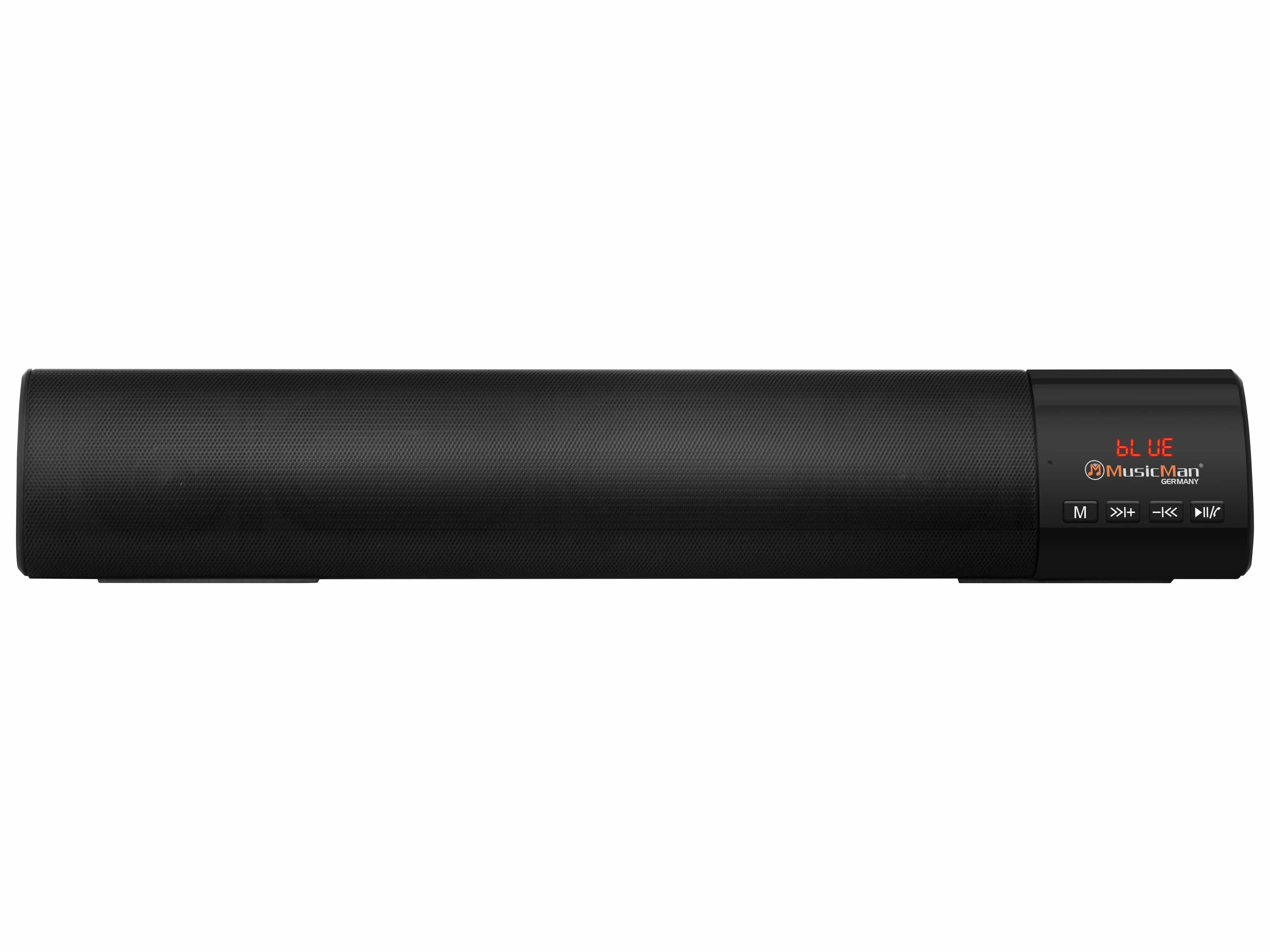 MUSICMAN Mini-Soundbar BT-X54, schwarz MUSICMAN Mini-Soundbar BT-X54, schwarz