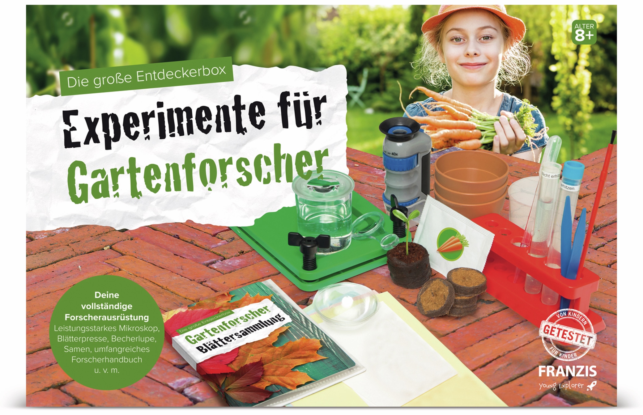 Franzis Die große Entdeckerbox, Experimente für Gartenforscher, FRANZIS
