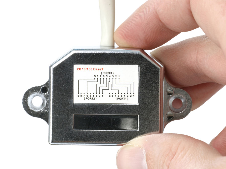 RED4POWER Cable-Sharing-Adapter R4-N100-EE, Ethernet/Ethernet
