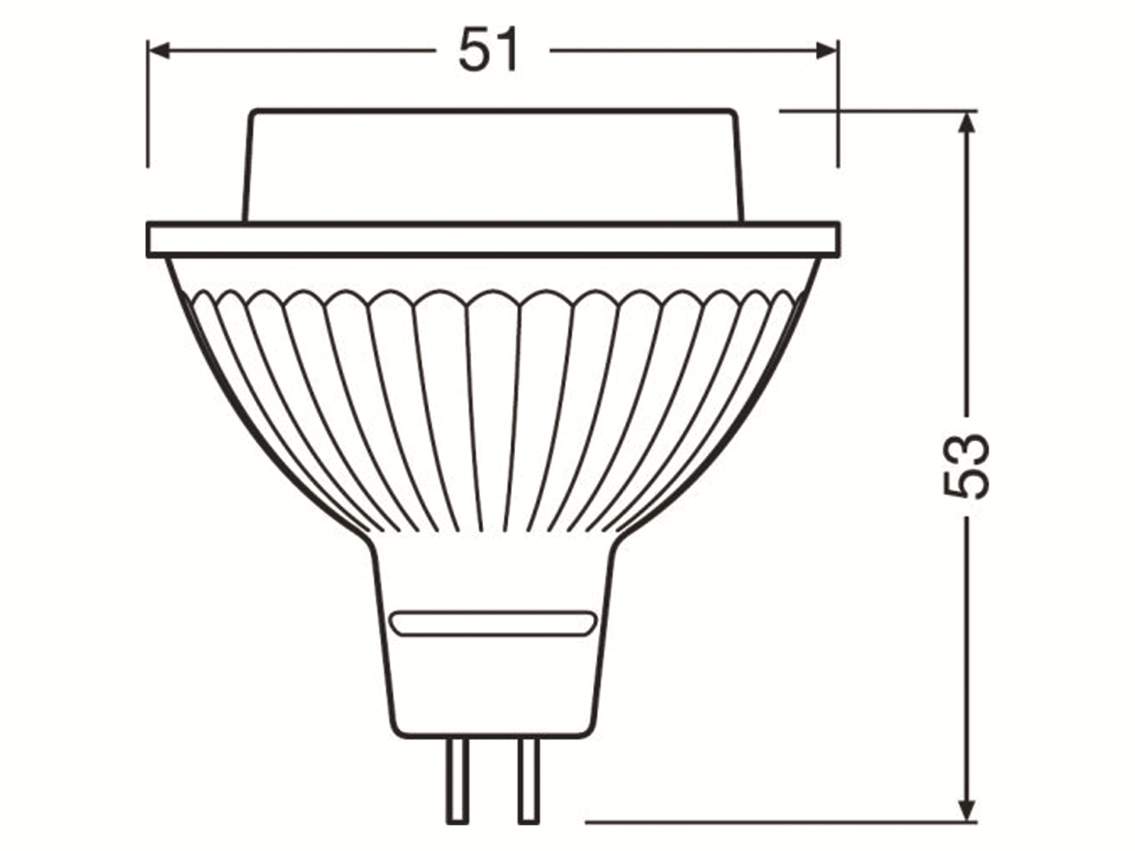 Osram LED-Lampe Parathom, MR16, GU5.3, EEK: A, 6,3 W, 350 lm, 2700 K, dimmbar Osram LED-Lampe Parathom, MR16, GU5.3, EEK: A, 6,3 W, 350 lm, 2700 K, dimmbar