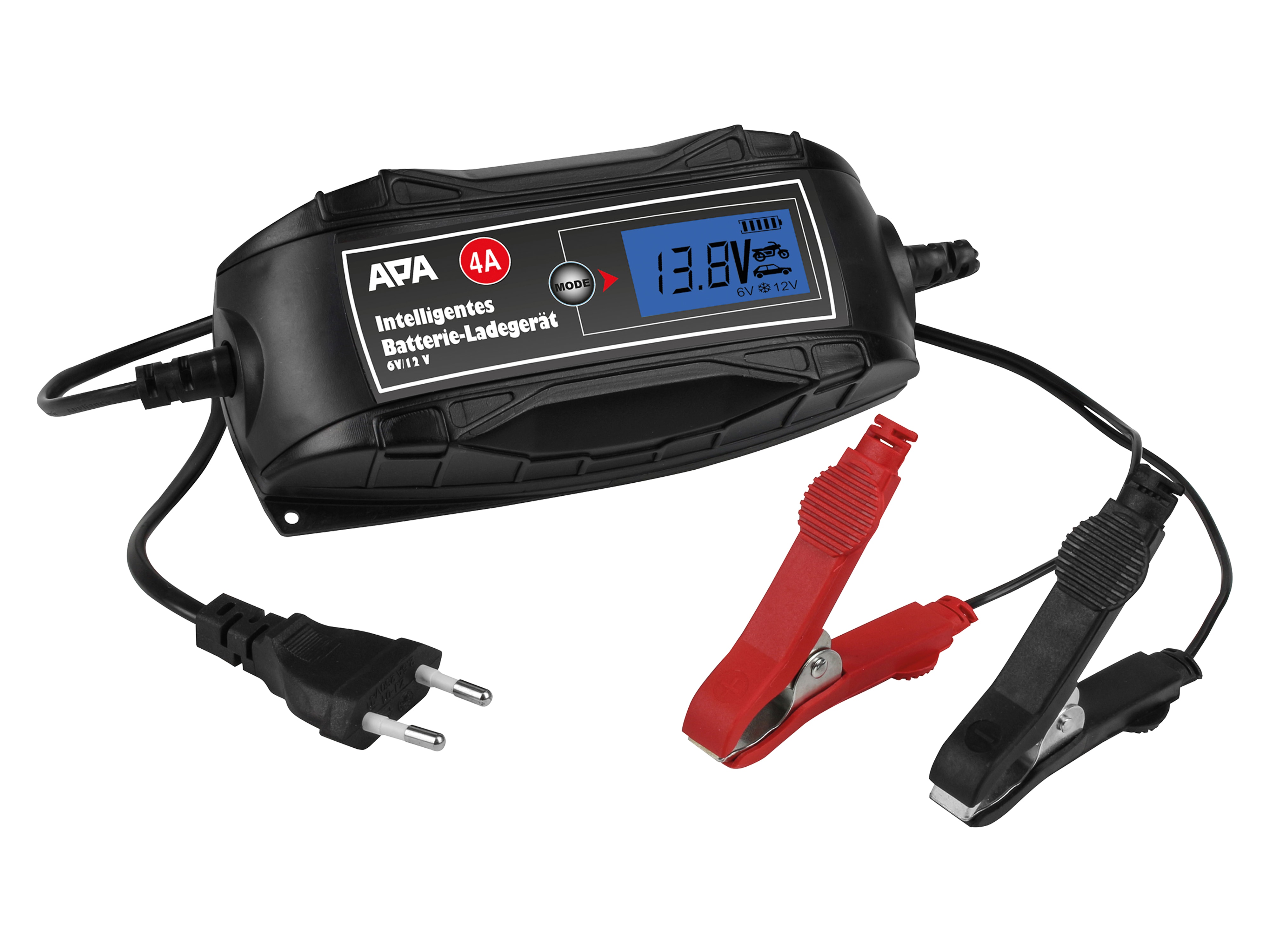 APA Batterie-Ladegerät 16615, 6/12V- 4A APA Batterie-Ladegerät 16615, 6/12V- 4A
