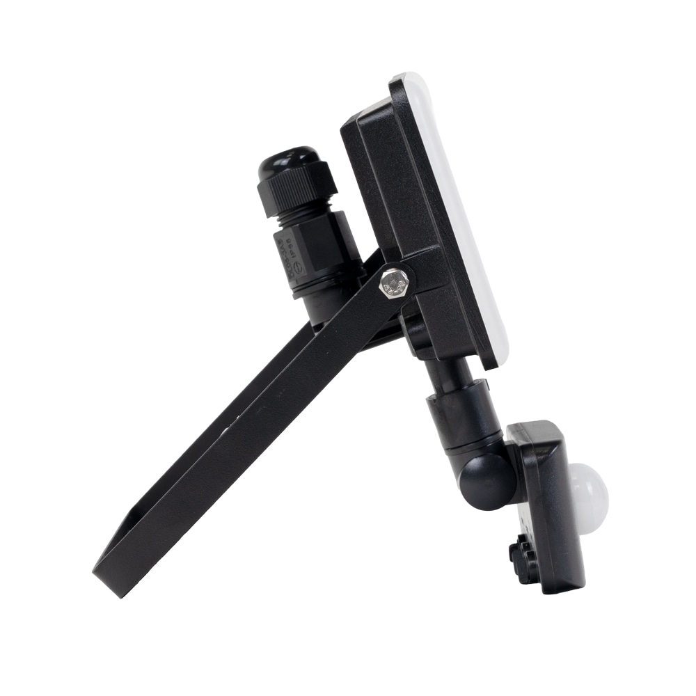 LUXULA LED-Fluter mit Bewegungsmelder, EEK: F, 30W, 3000lm, 4000K, IP55, mattschwarz