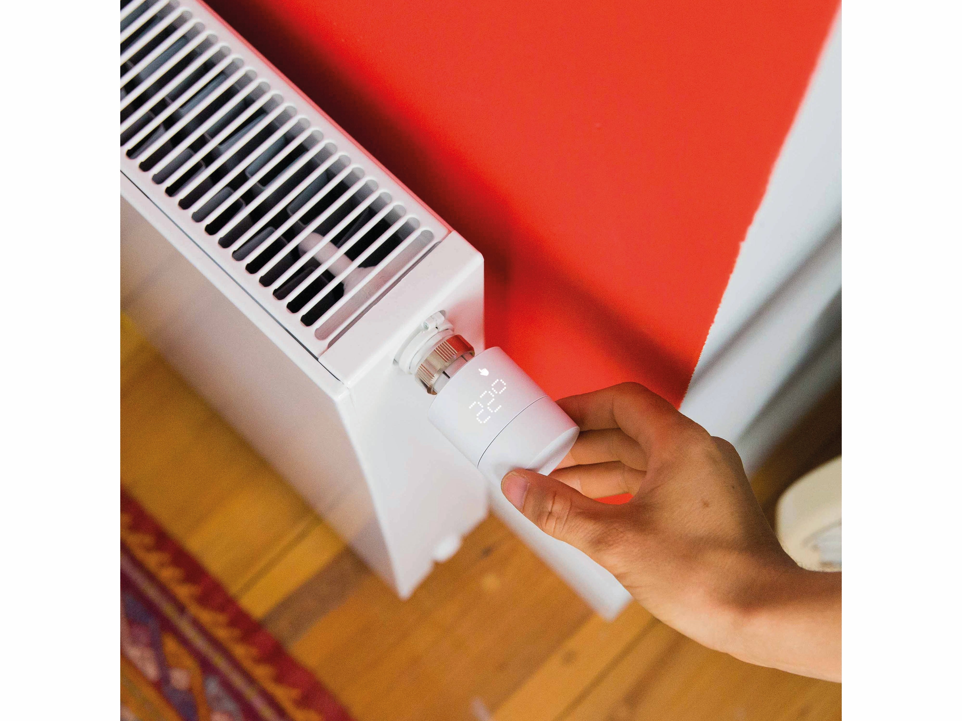 TADO Starter Kit Smartes Heizkörper-Thermostat V3+, inkl. 1 Bridge