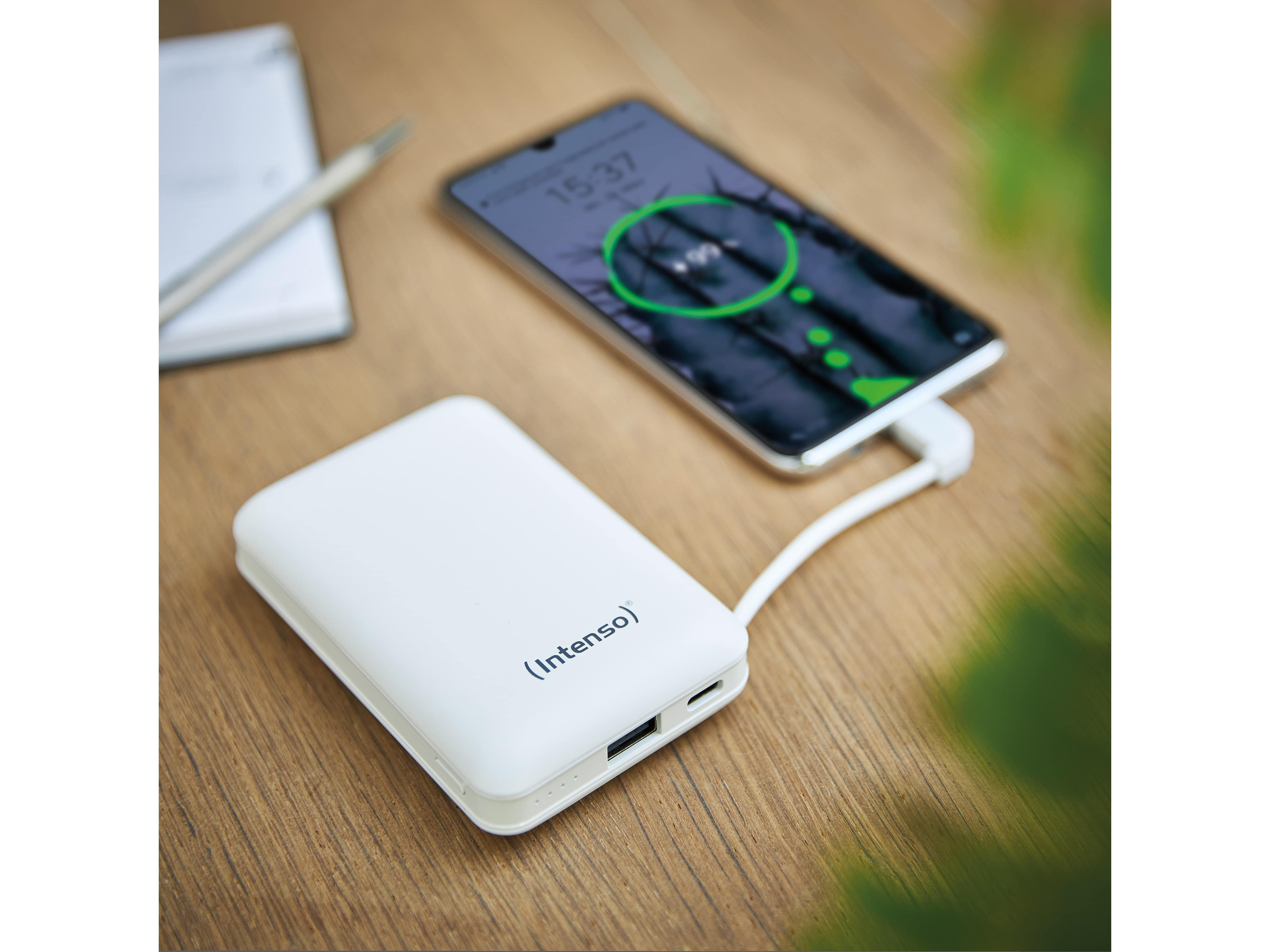 INTENSO USB Powerbank 7314532 XC 10000, 10.000 mAh, weiß