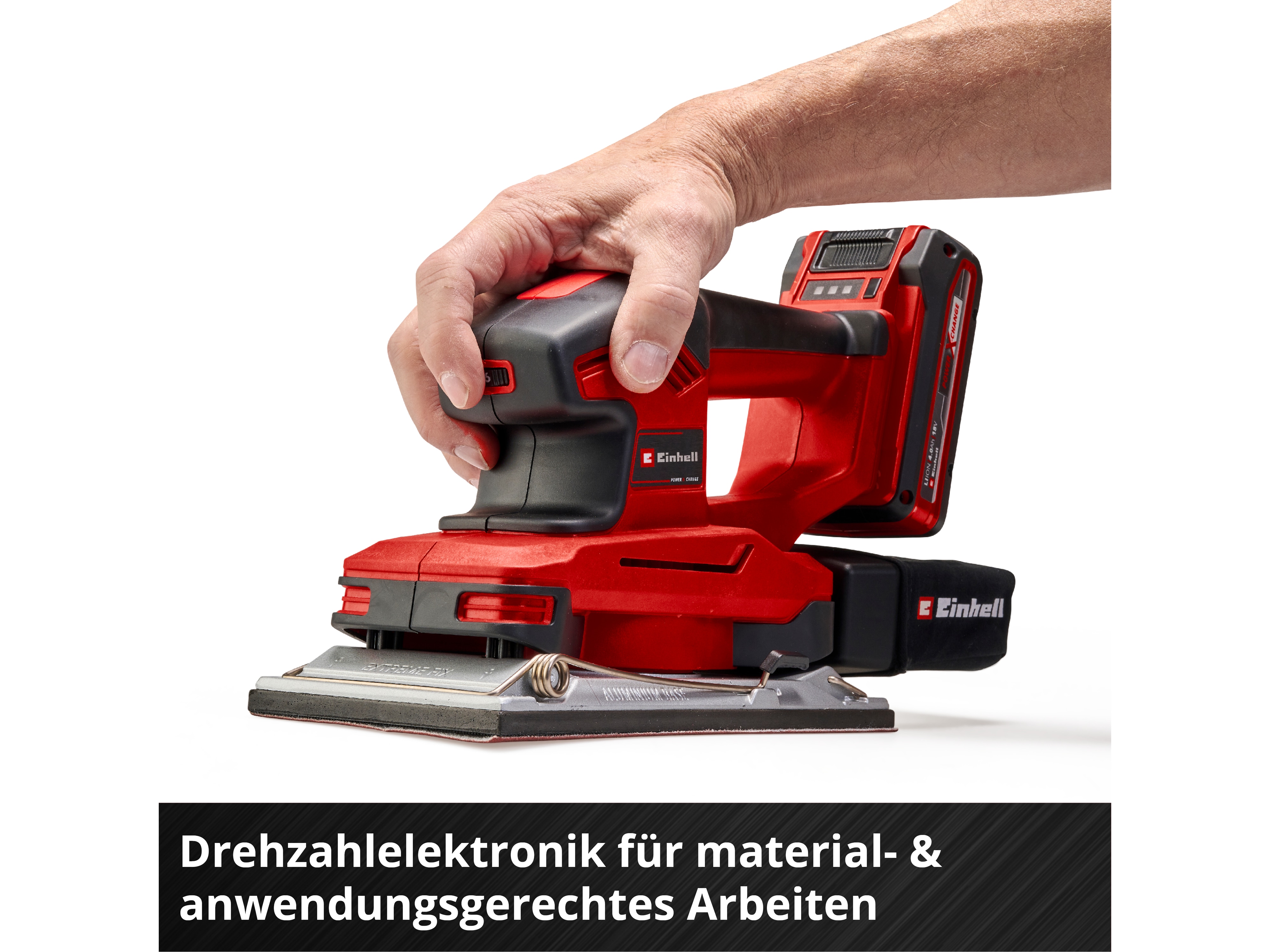 EINHELL Akku-Schwingschleifer TE-OS 18/230 Li Solo