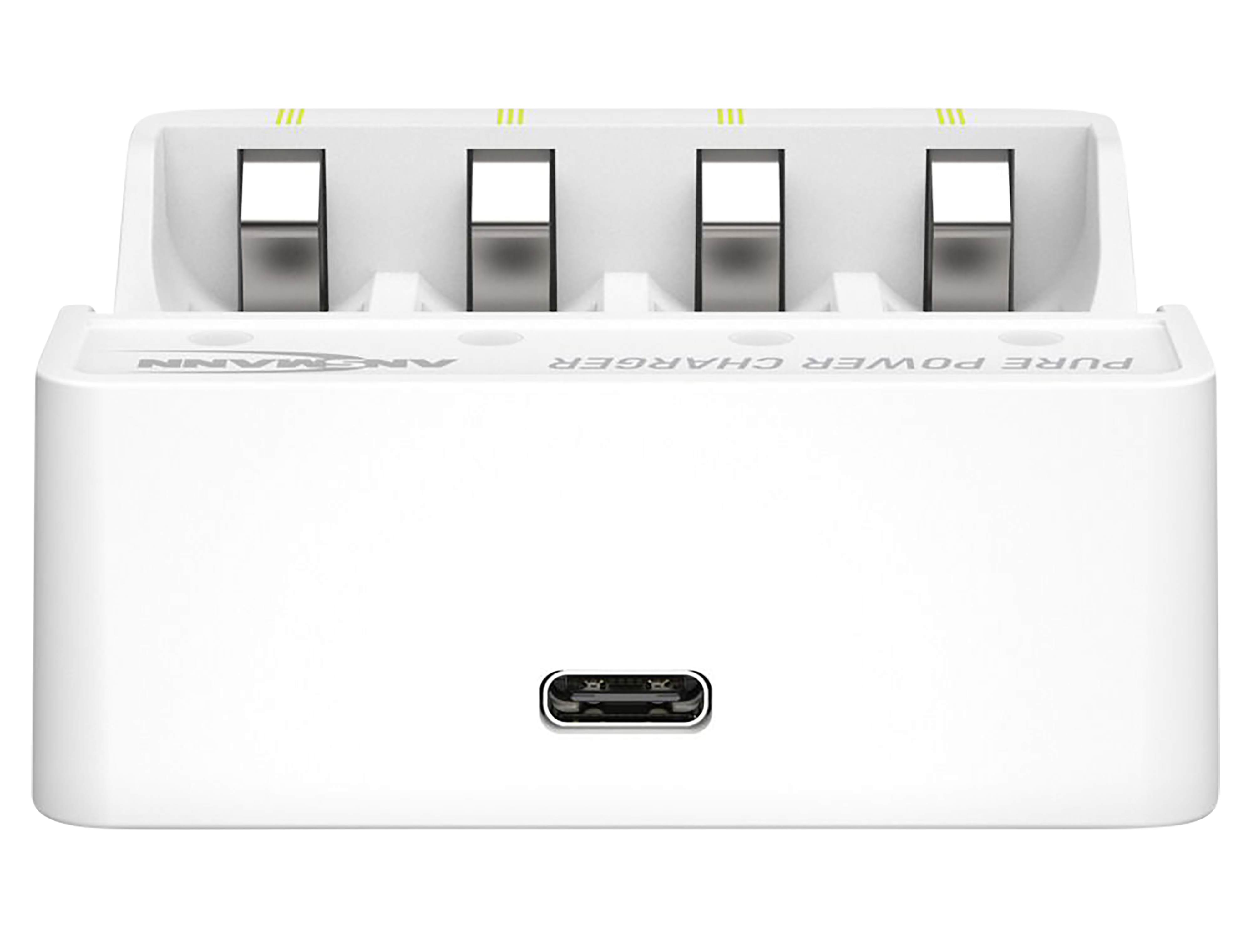 Lademodul ANSMANN Pure Power Set, 4× Micro AAA Akkus Typ 1400