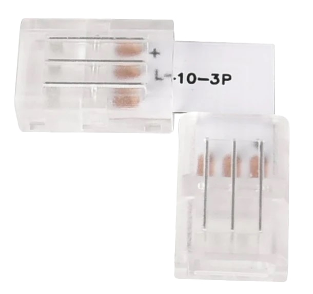 ENOVALITE Verbinder für 10mm LED-Strip, L-förmig, 3 polig ENOVALITE Verbinder für 10mm LED-Strip, L-förmig, 3 polig