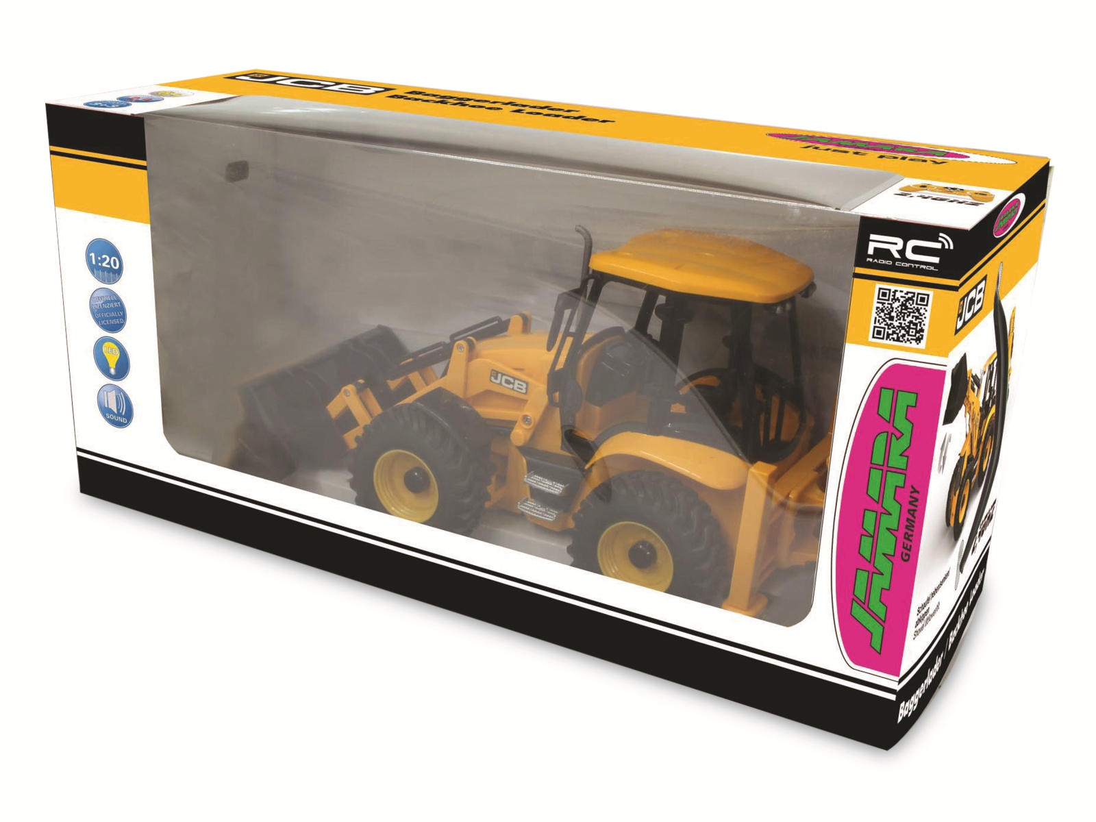 JAMARA Baggerlader JCB, 1:20, 2,4 GHz