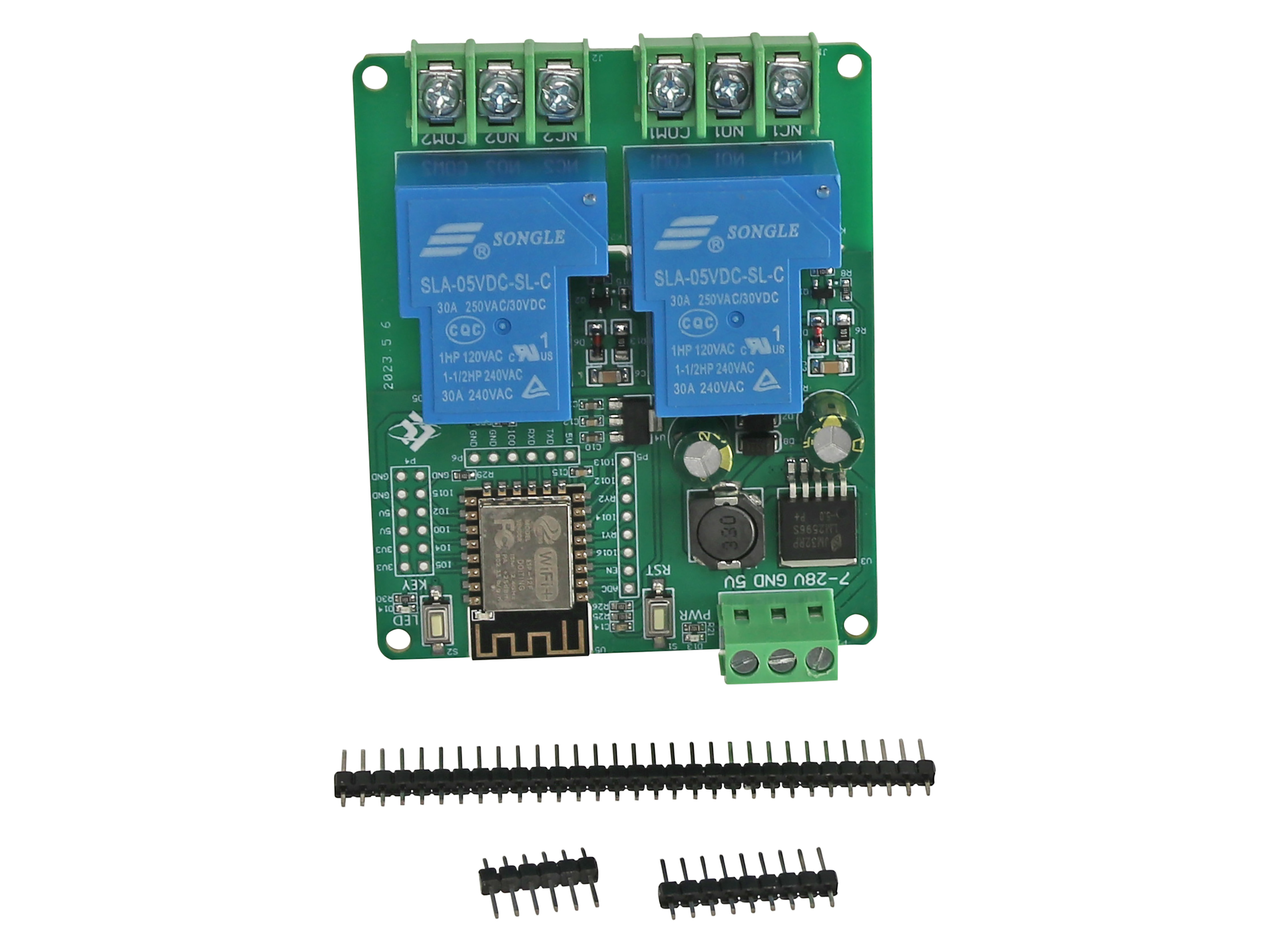 DAYPOWER Relaismodul ESP12-2R-30A-D5, 2-Kanal DAYPOWER Relaismodul ESP12-2R-30A-D5, 2-Kanal