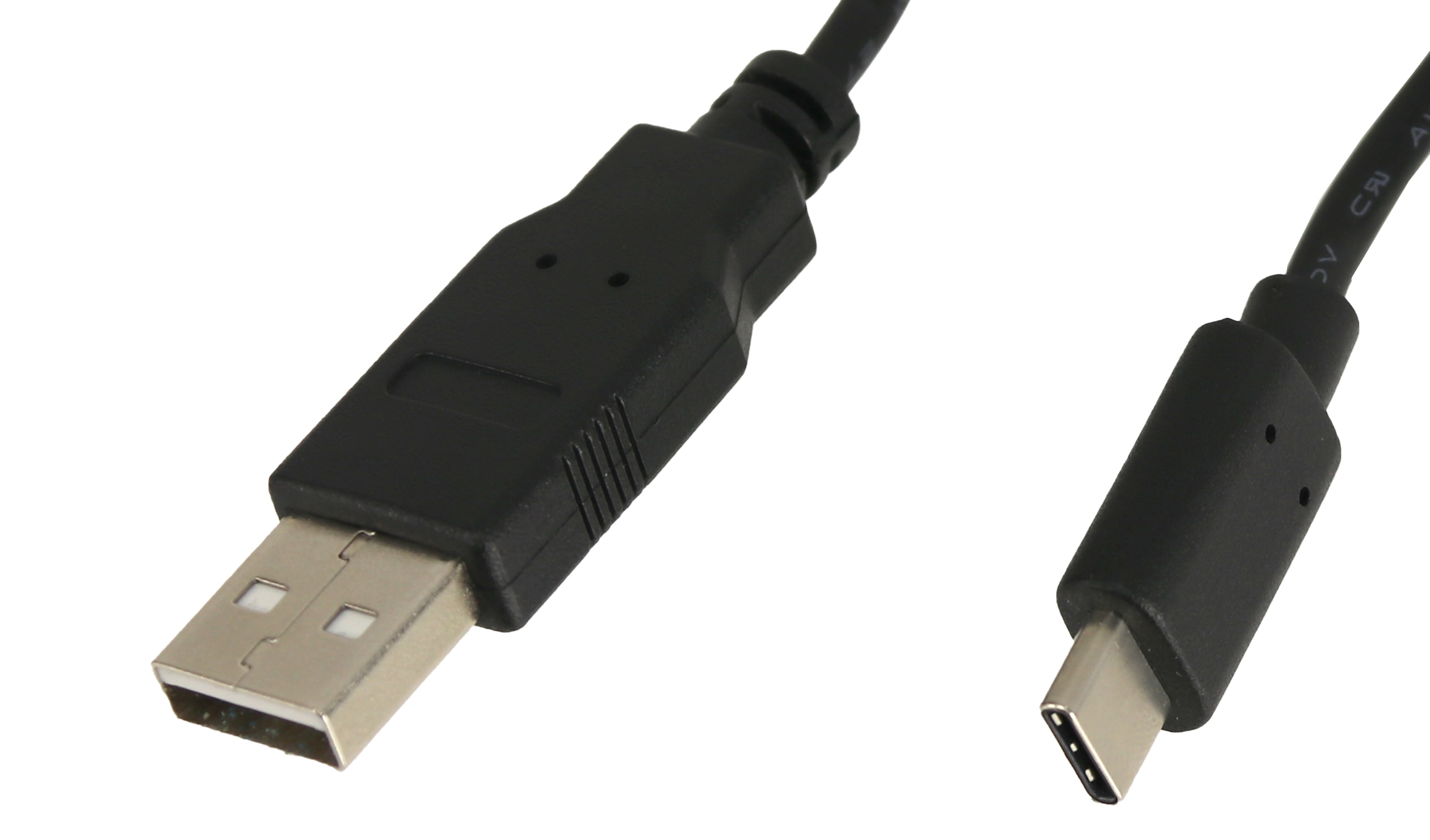 USB 2.0 Ladekabel, USB-A/USB-C, 1,0 m