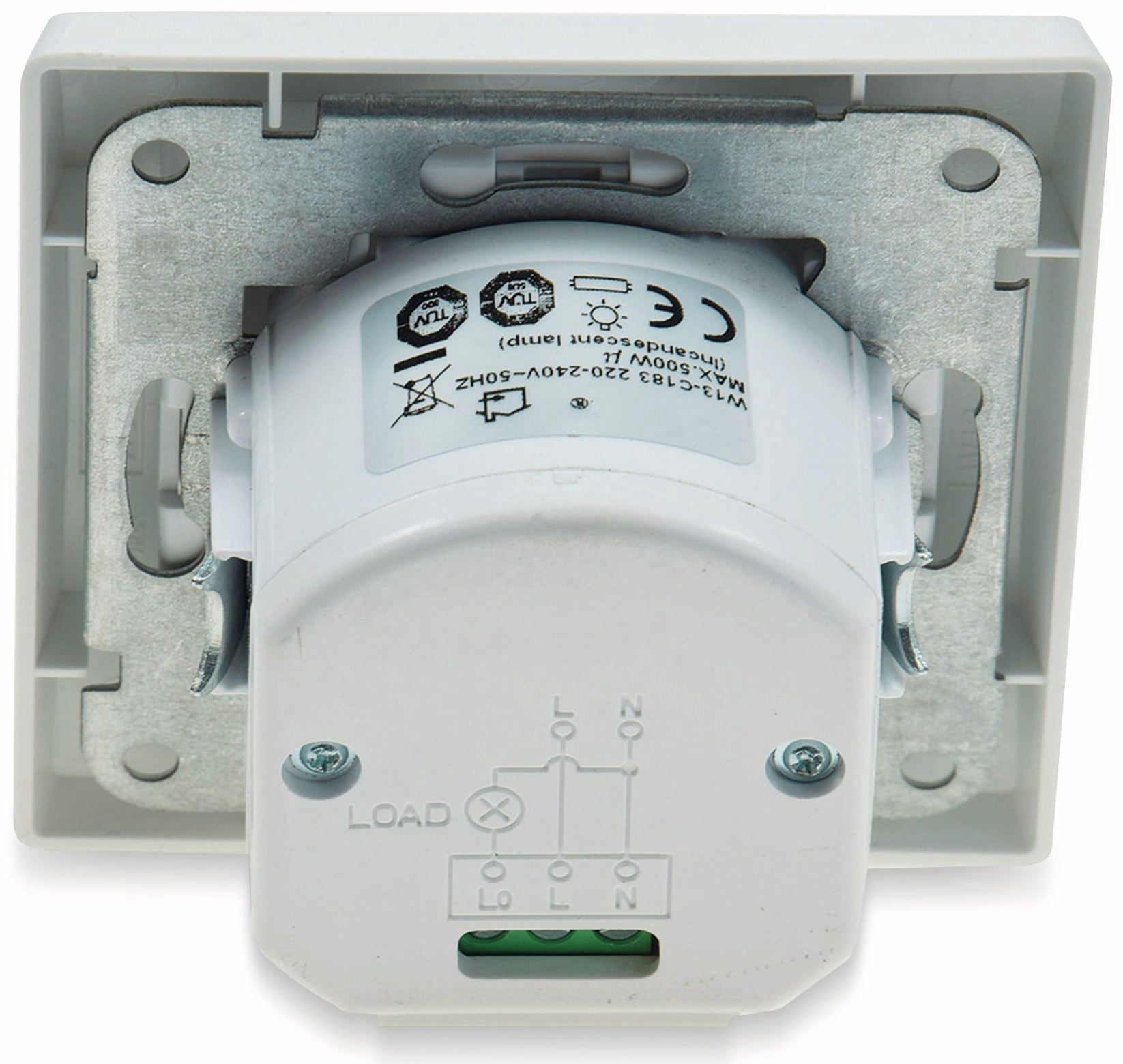 DELPHI Bewegungsmelder 400 W, 160°, LED geeignet, weiß DELPHI Bewegungsmelder 400 W, 160°, LED geeignet, weiß