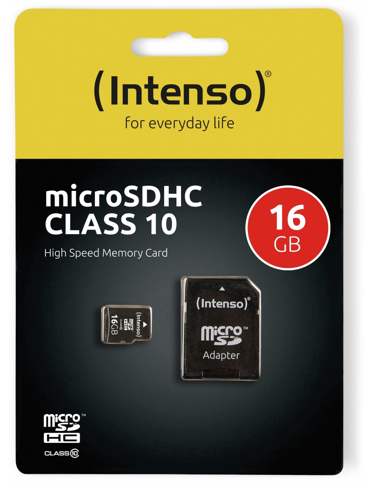 INTENSO MicroSDHC Card 3413470, 16 GB INTENSO MicroSDHC Card 3413470, 16 GB